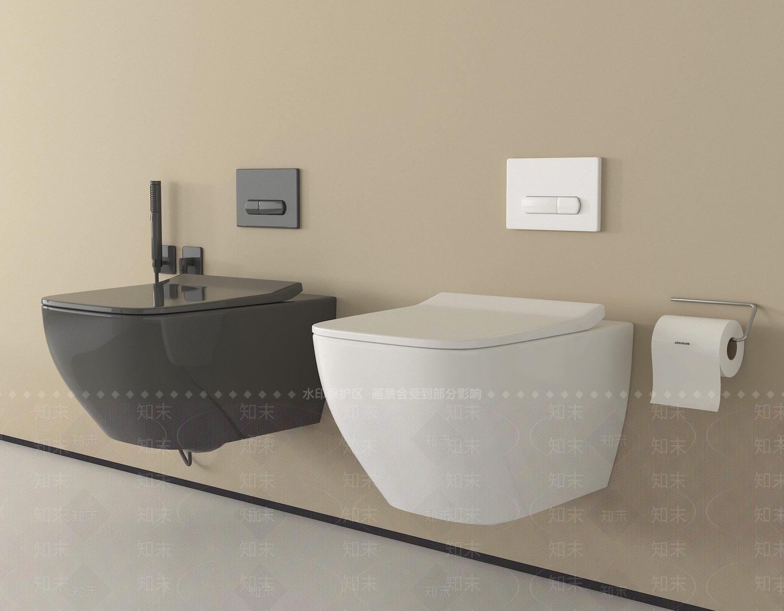 马桶3D模型下载【ID:1201968862】