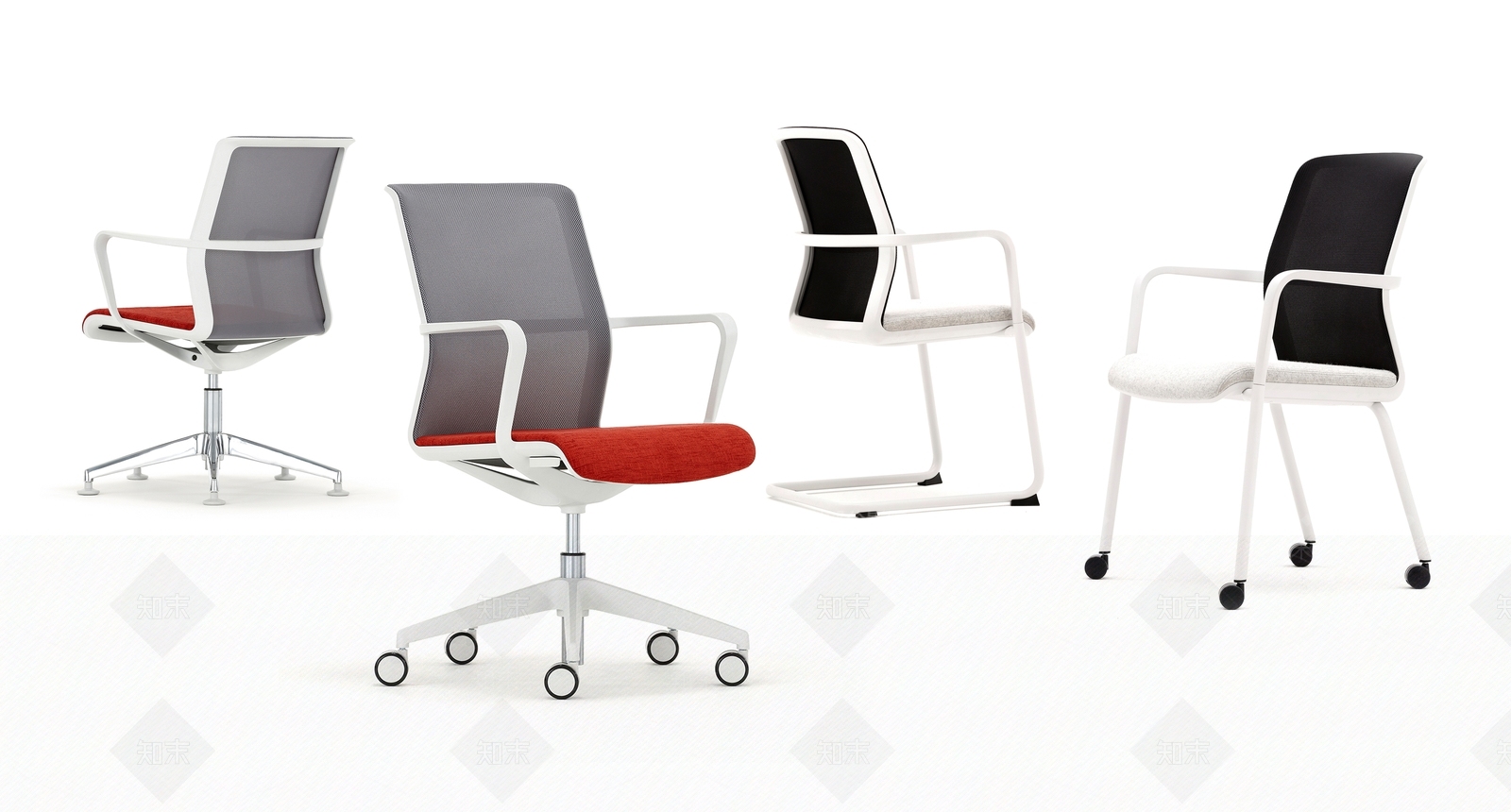 现代简约办公椅SU模型下载【ID:1201970163】