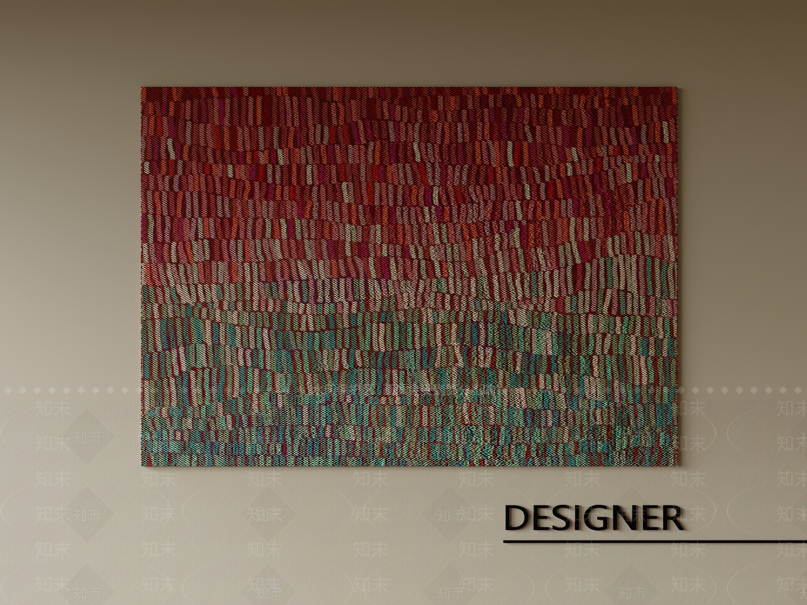 现代复古挂画3D模型下载【ID:1201971588】