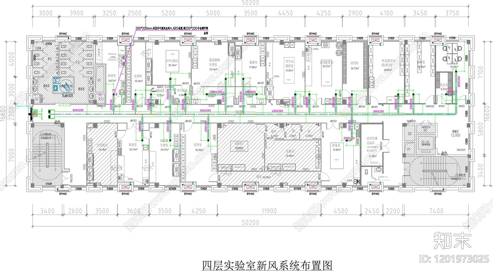 现代实验室cad施工图下载【ID:1201973025】
