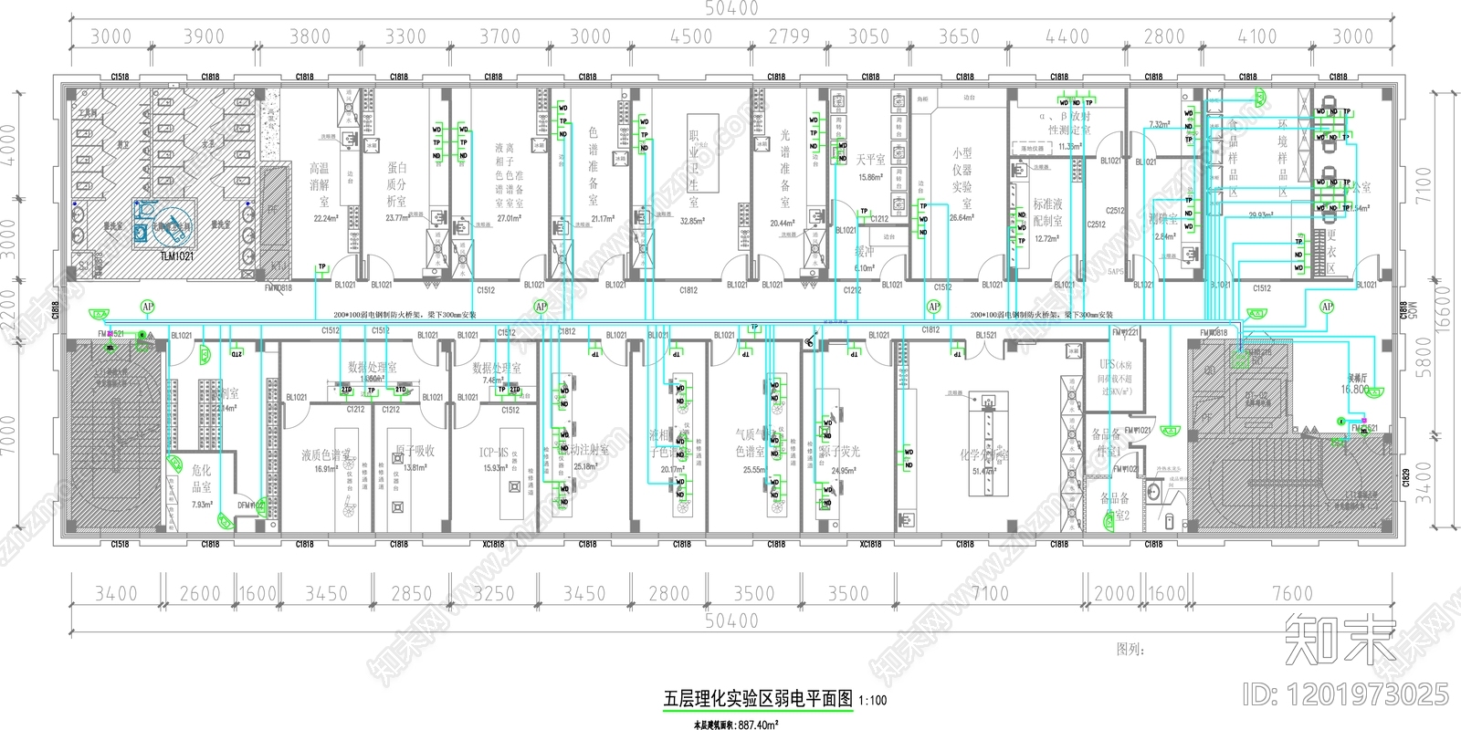 现代实验室cad施工图下载【ID:1201973025】