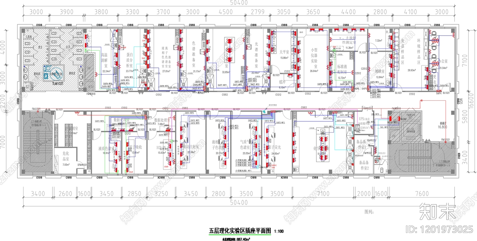 现代实验室cad施工图下载【ID:1201973025】