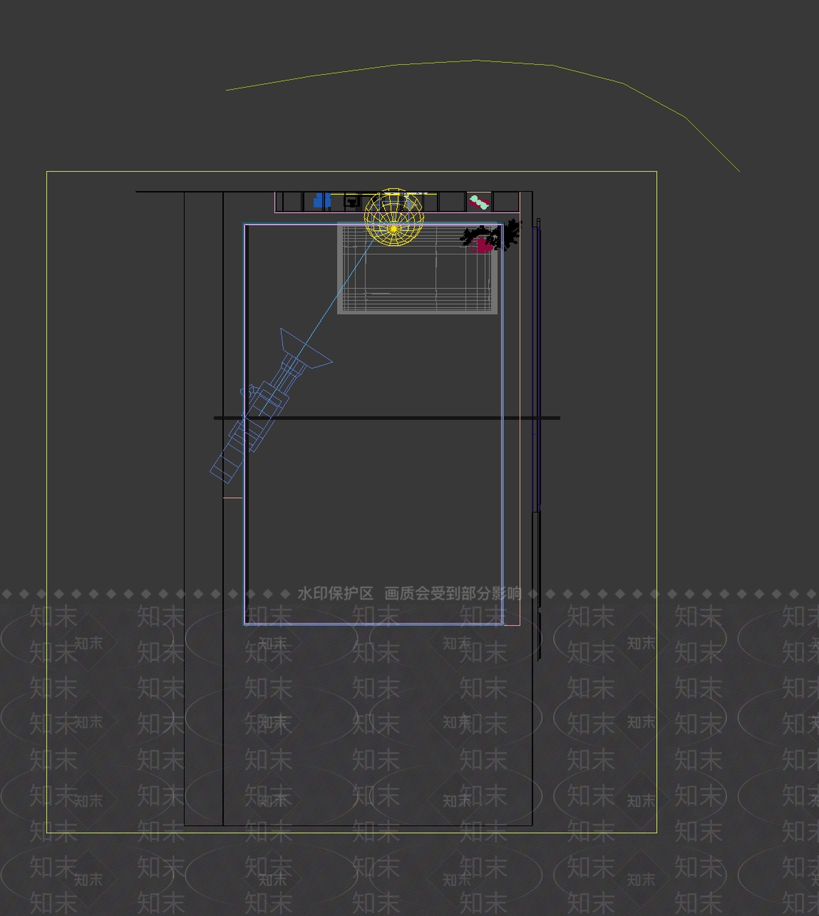 奶油玄关柜3D模型下载【ID:1201977962】