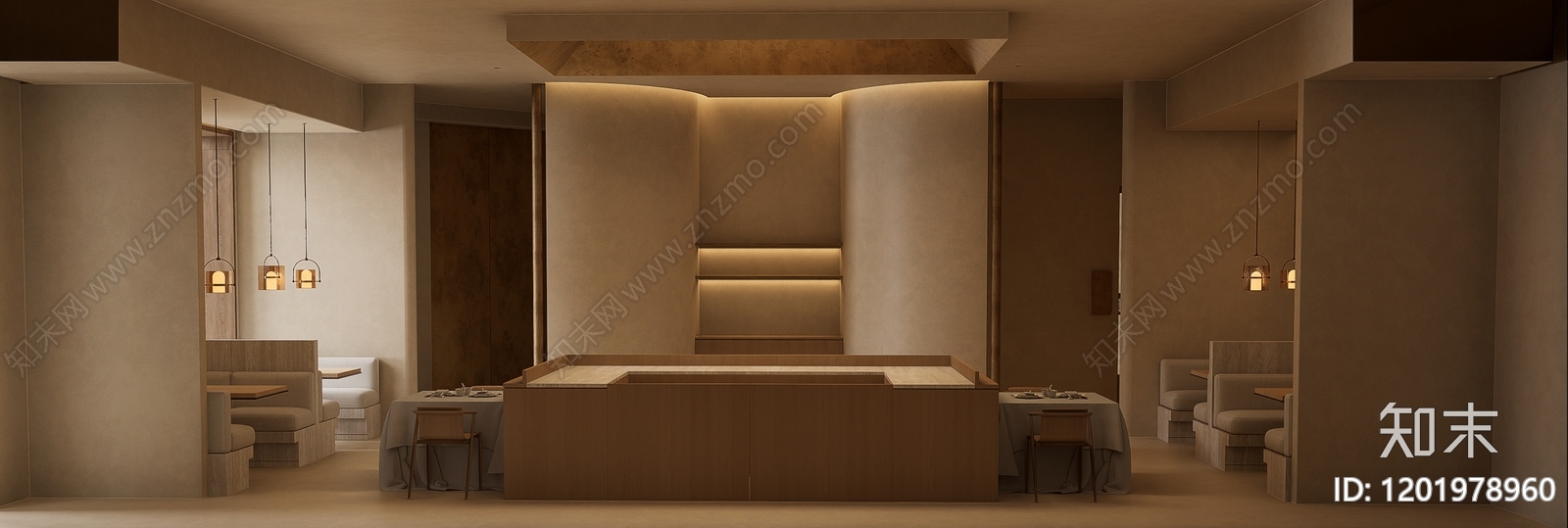 现代复古茶餐厅cad施工图下载【ID:1201978960】