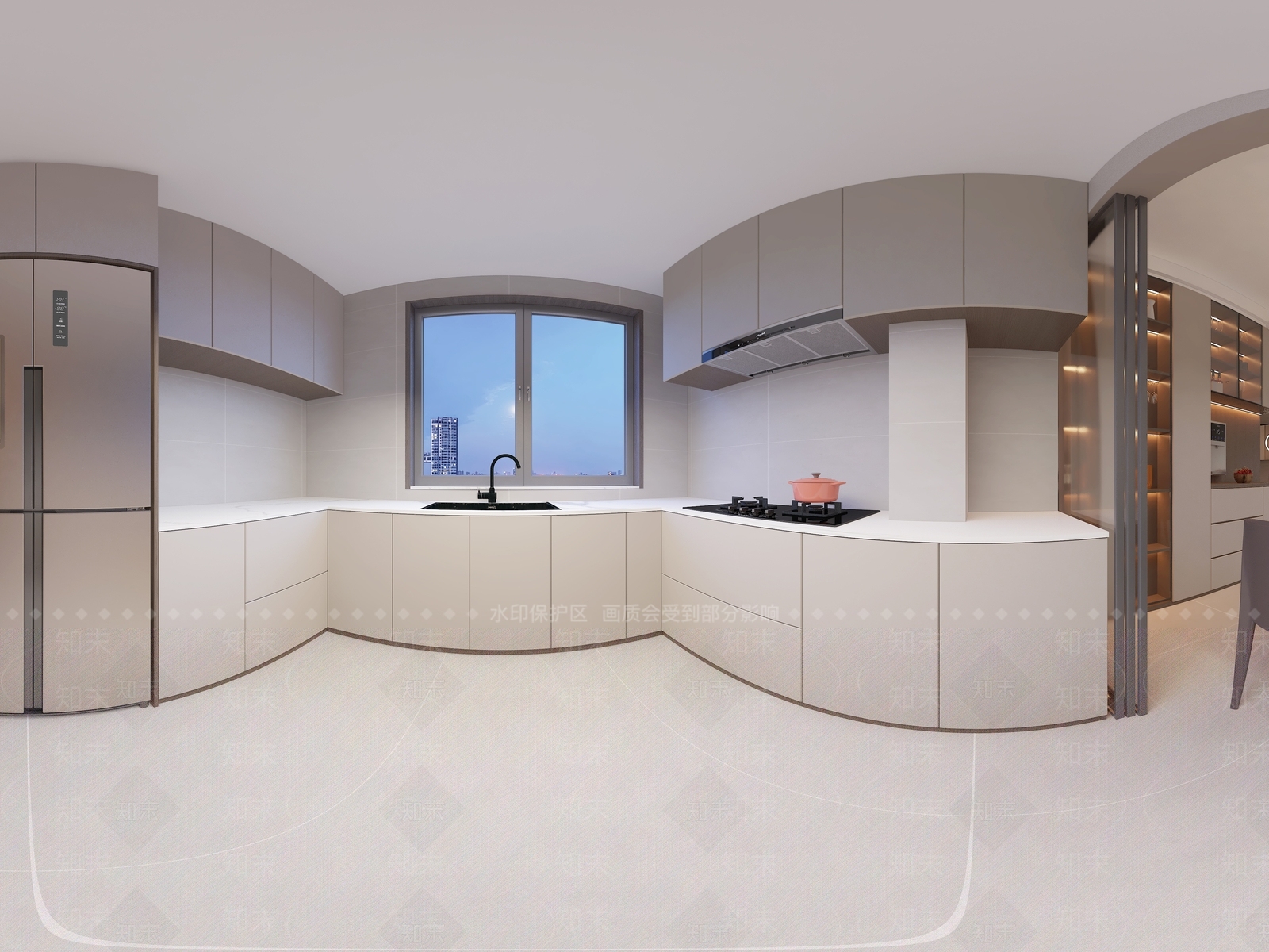 现代简约家居客厅3D模型下载【ID:1201981359】