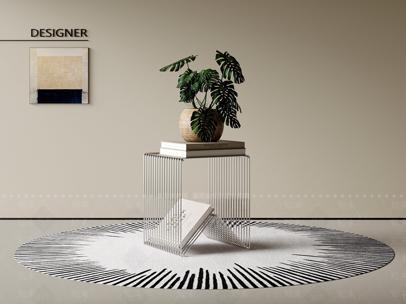 现代边几3D模型下载【ID:1201983545】