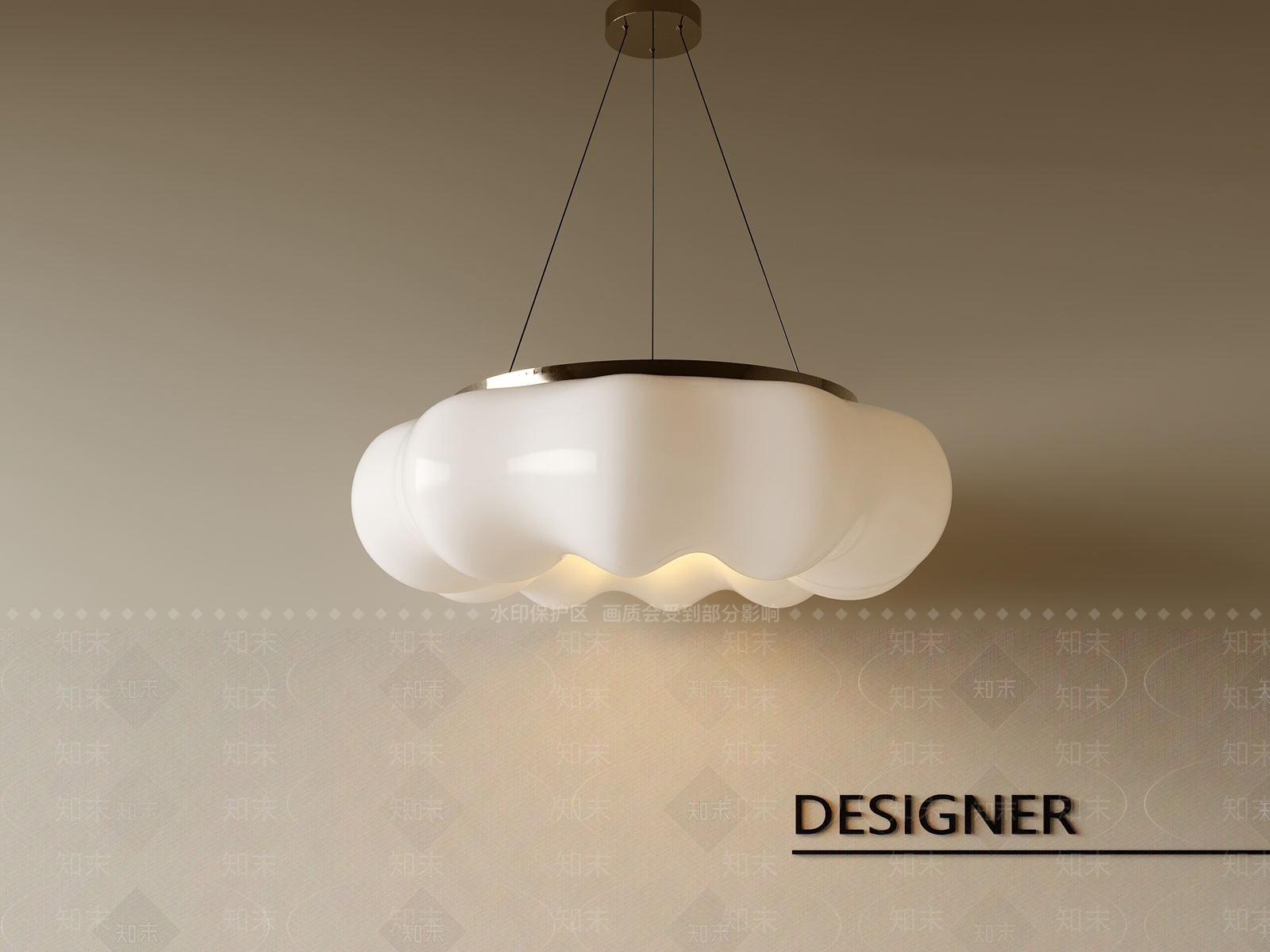 现代吊灯3D模型下载【ID:1201984732】