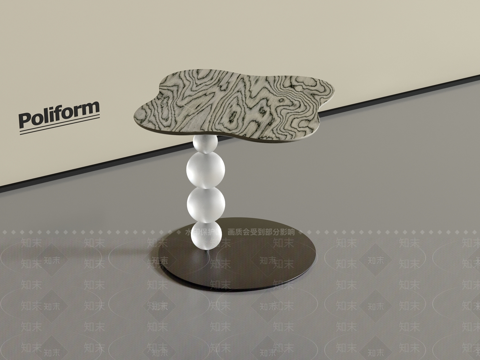 现代中古边几3D模型下载【ID:1201987119】