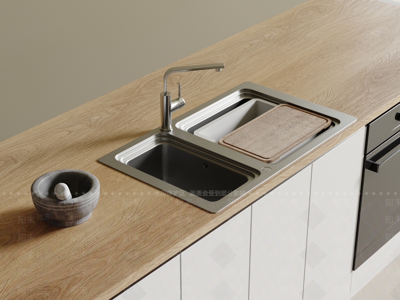 水槽3D模型下载【ID:1201988192】