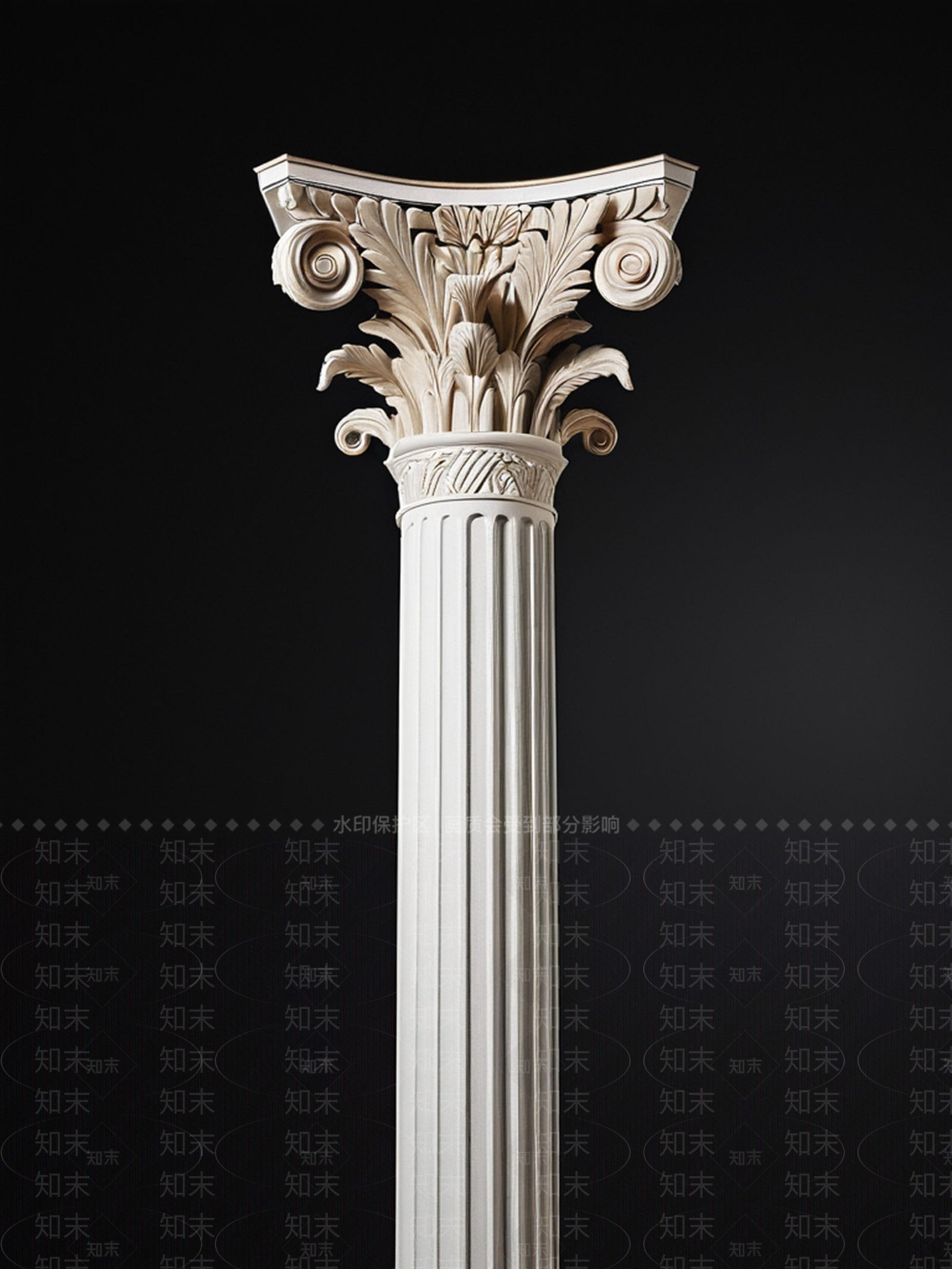 现代柱子3D模型下载【ID:1201989090】