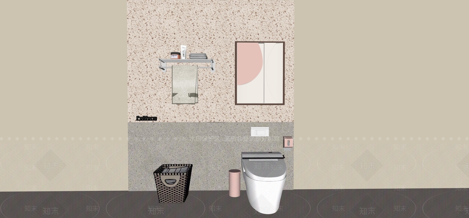 马桶3D模型下载【ID:1201989101】