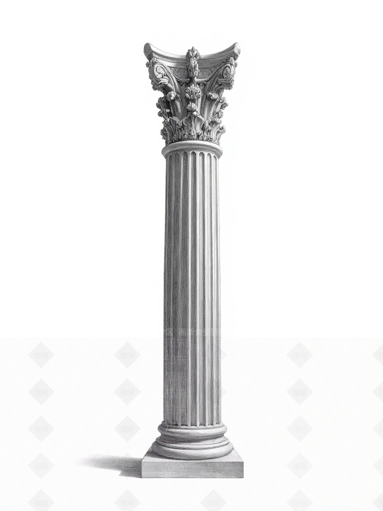 现代柱子3D模型下载【ID:1201991262】