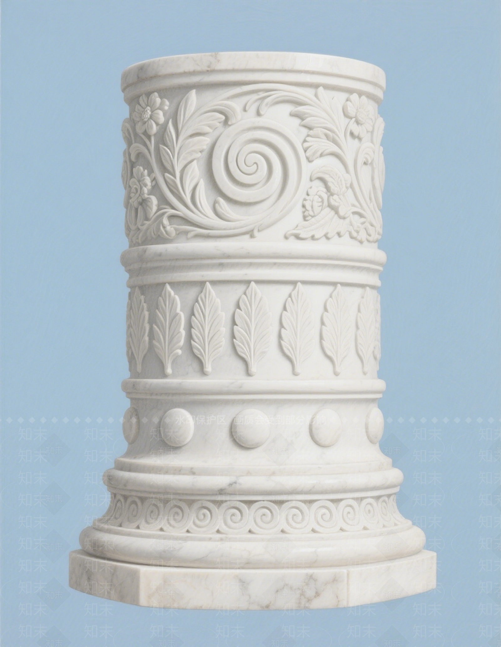 现代柱子3D模型下载【ID:1201992054】