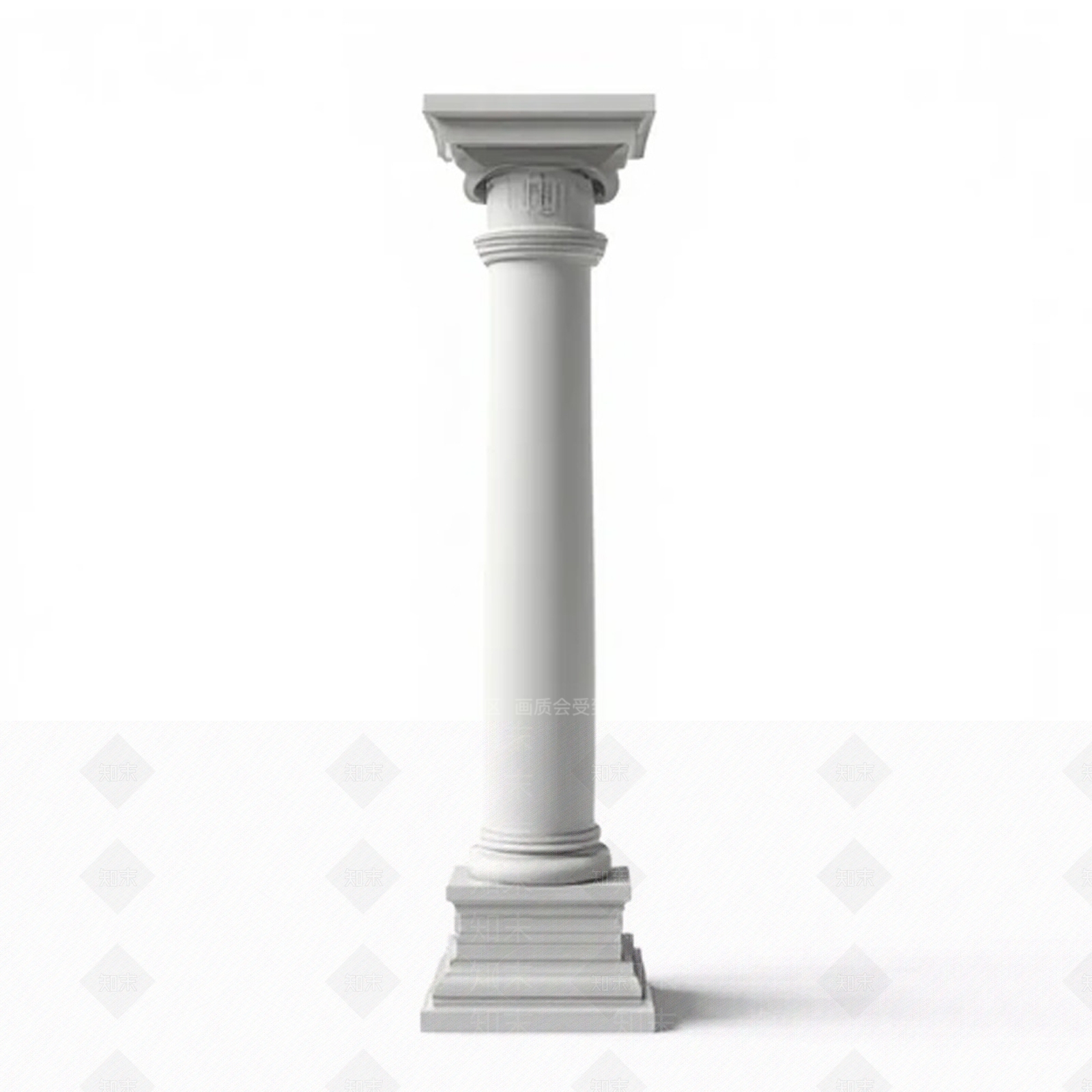 现代柱子3D模型下载【ID:1201996773】