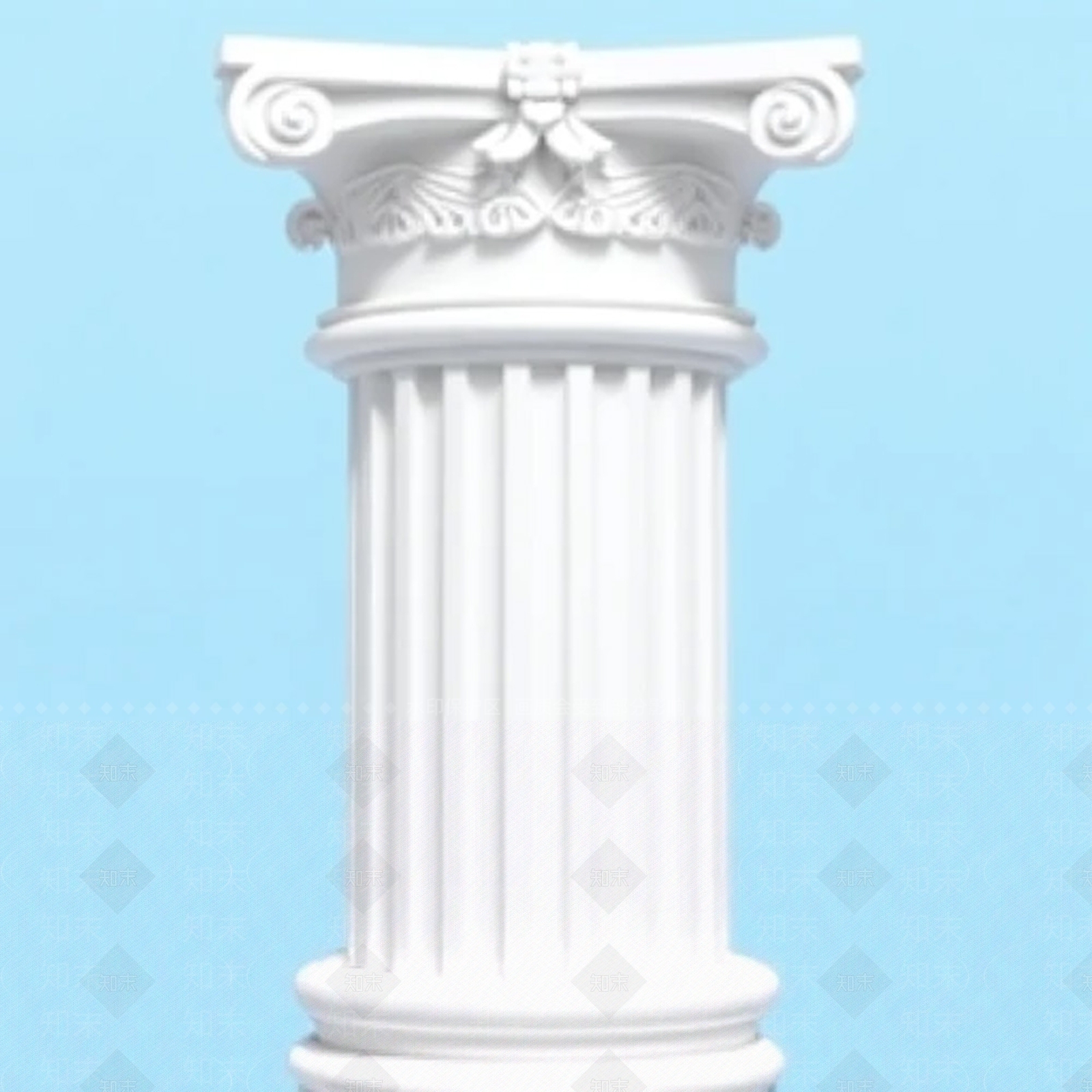 现代柱子3D模型下载【ID:1201997210】