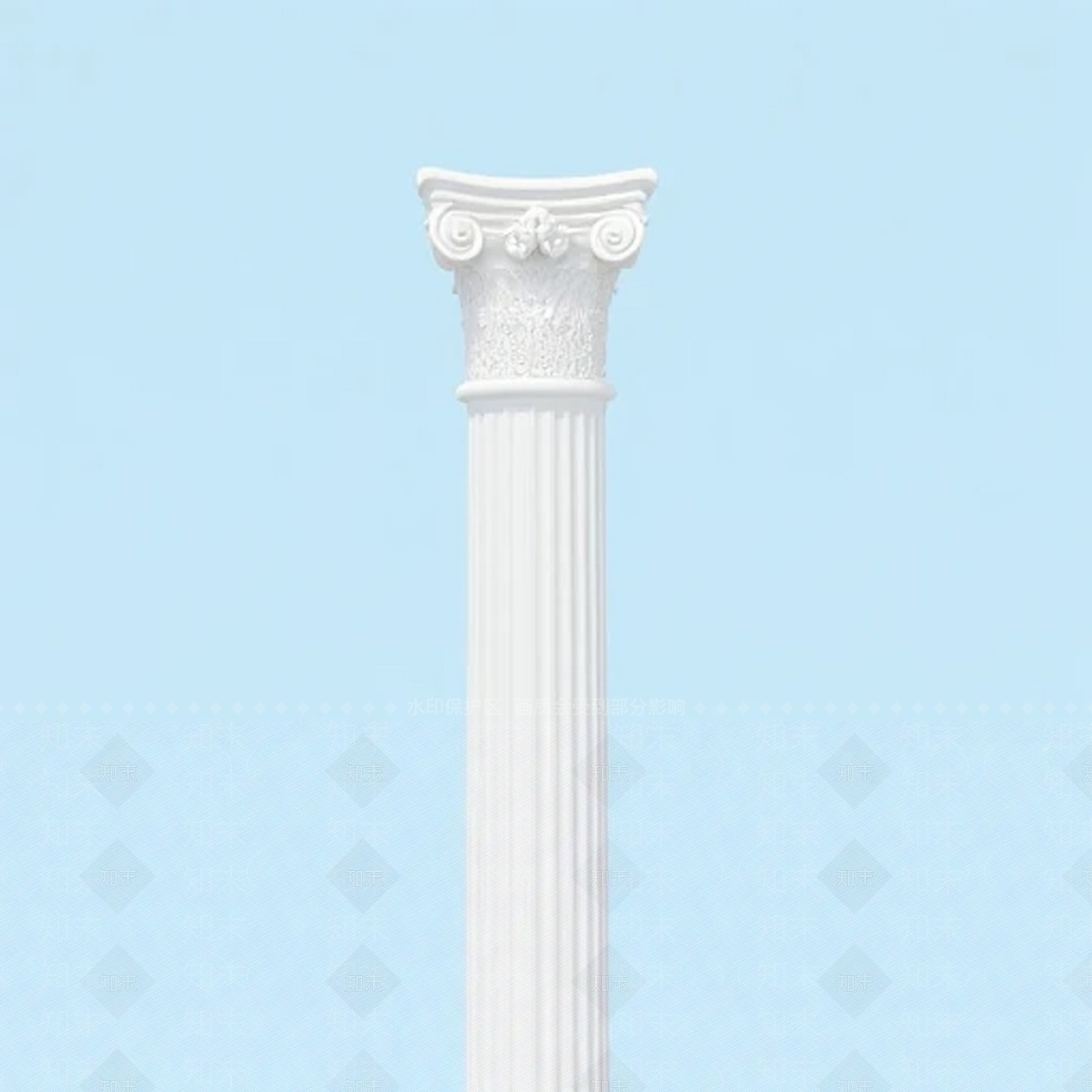 现代柱子3D模型下载【ID:1201997216】