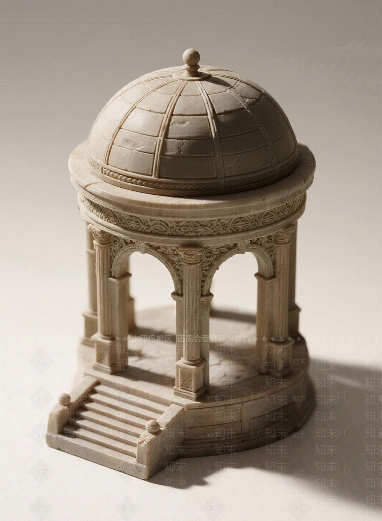 现代柱子3D模型下载【ID:1201998131】