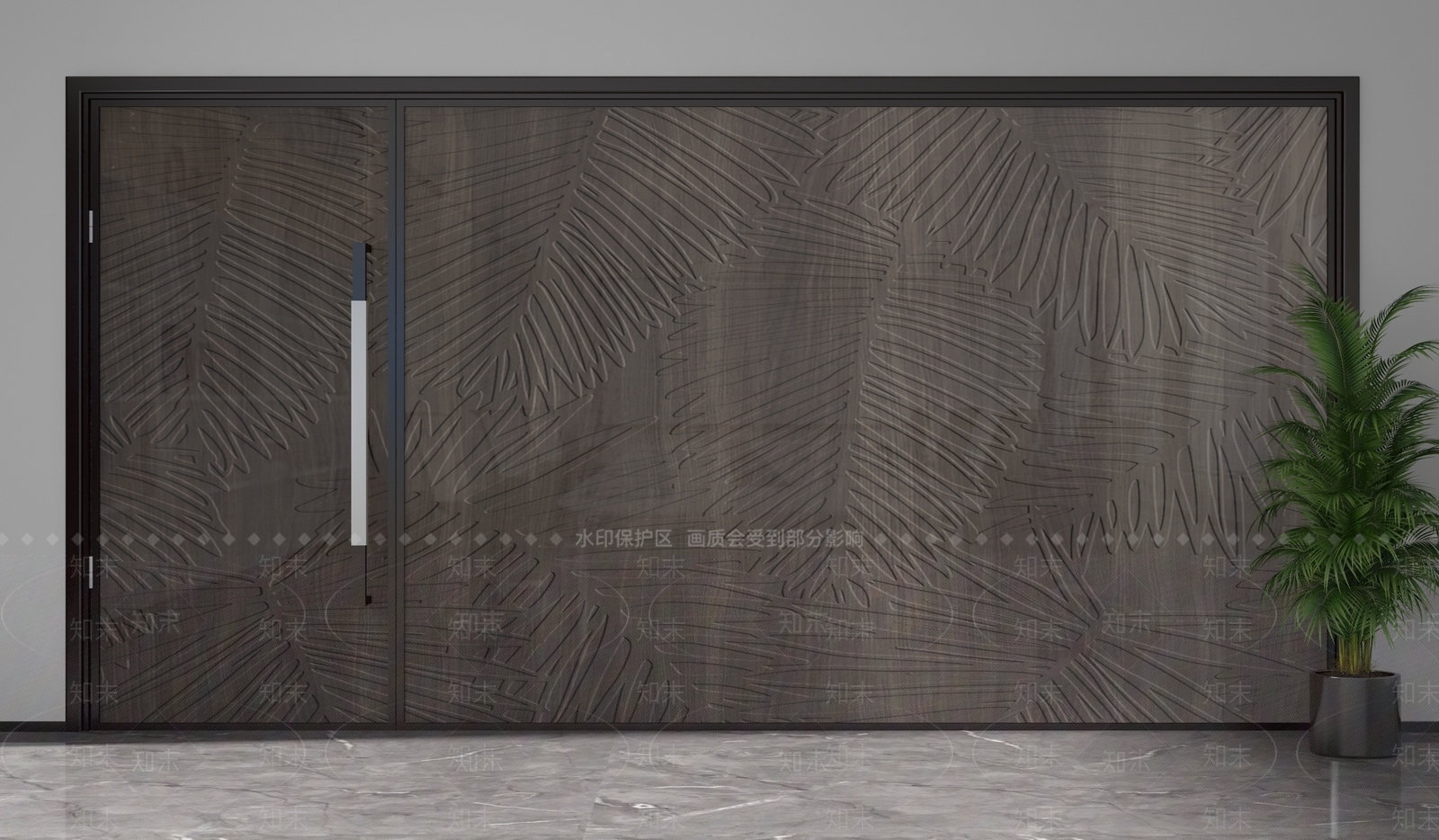 现代隔断3D模型下载【ID:1202000488】