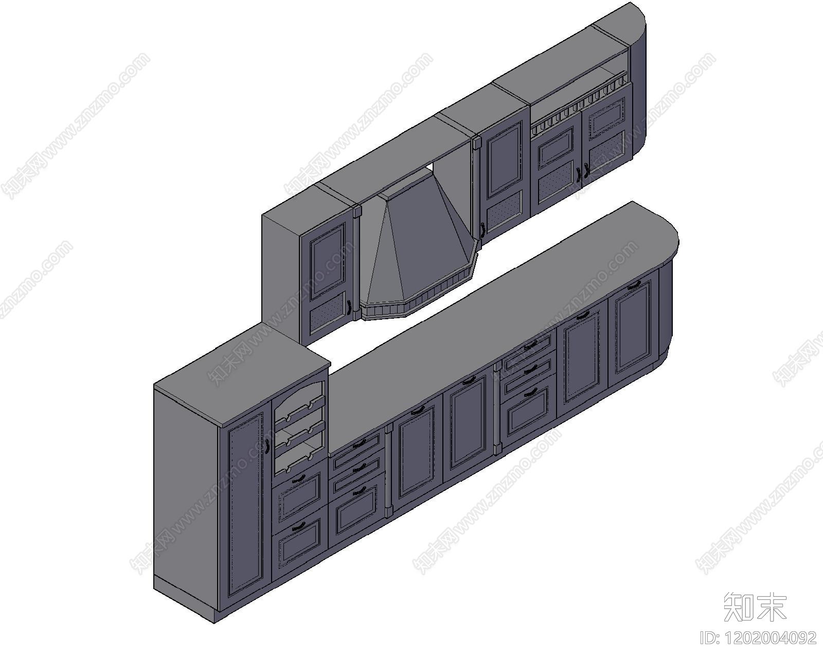 欧式家具图库施工图下载【ID:1202004092】