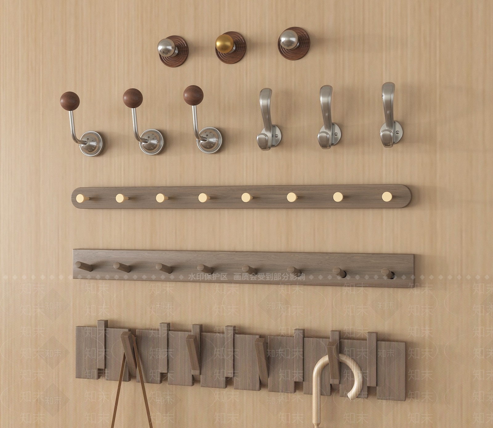 中古挂钩SU模型下载【ID:1202006050】