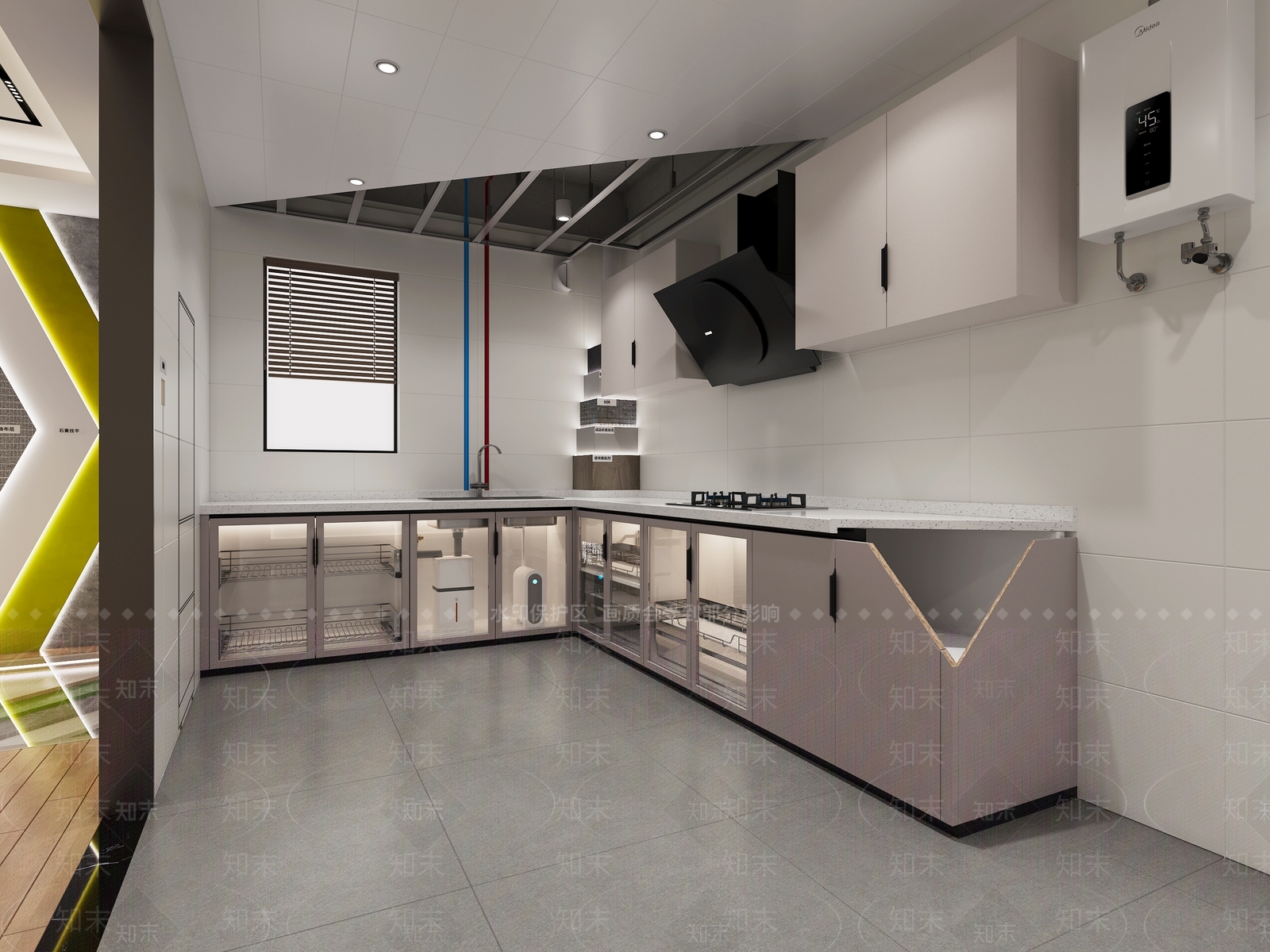 现代中式其他家居建材展厅3D模型下载【ID:1202009622】