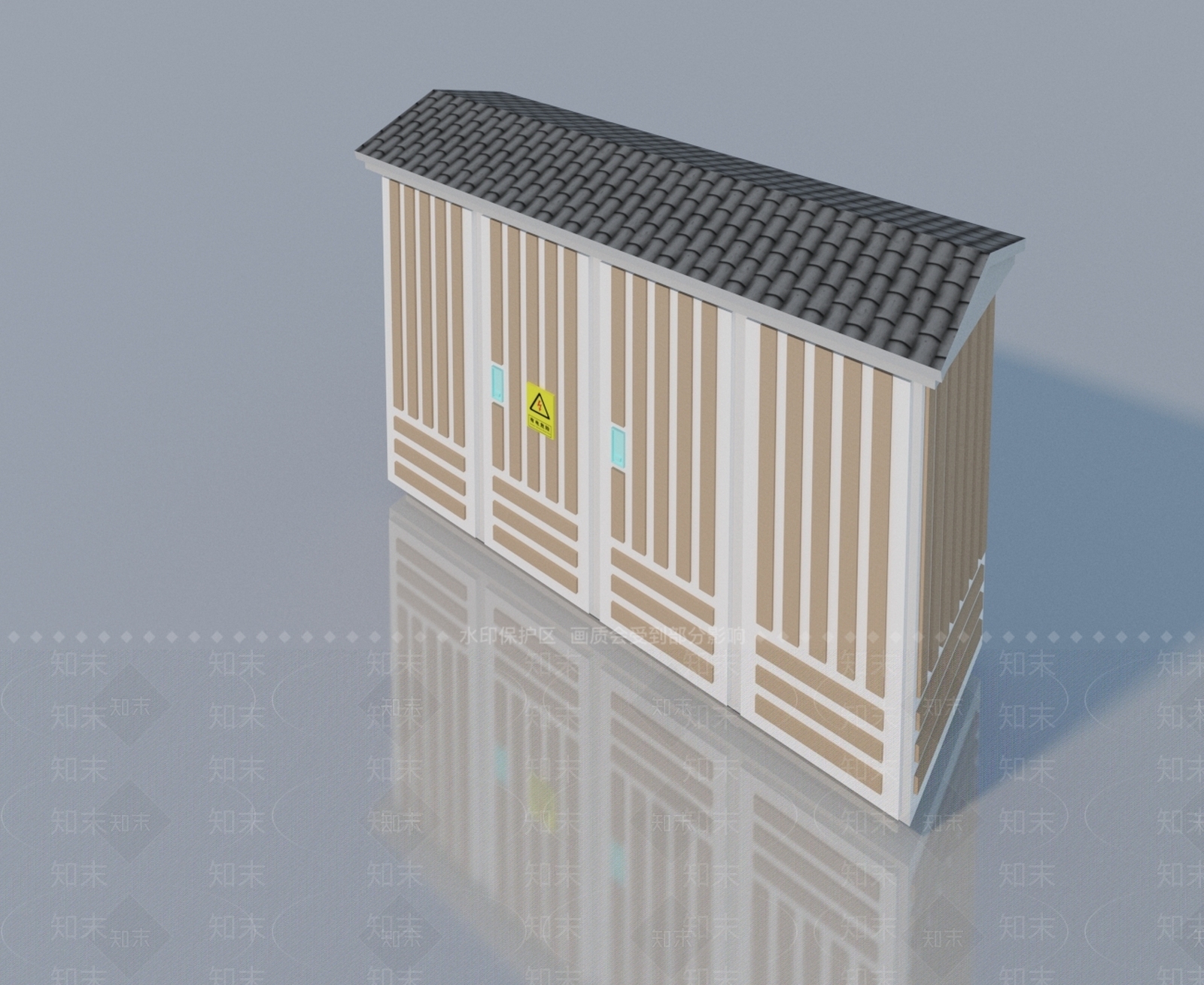 现代单人沙发3D模型下载【ID:1202012740】