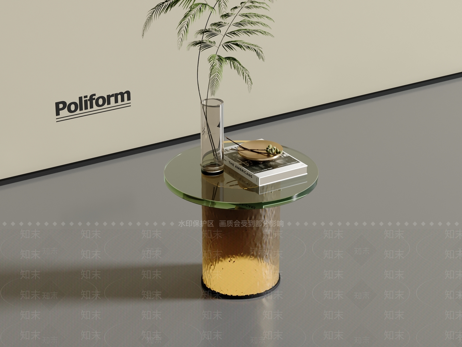现代简约边几3D模型下载【ID:1202017001】