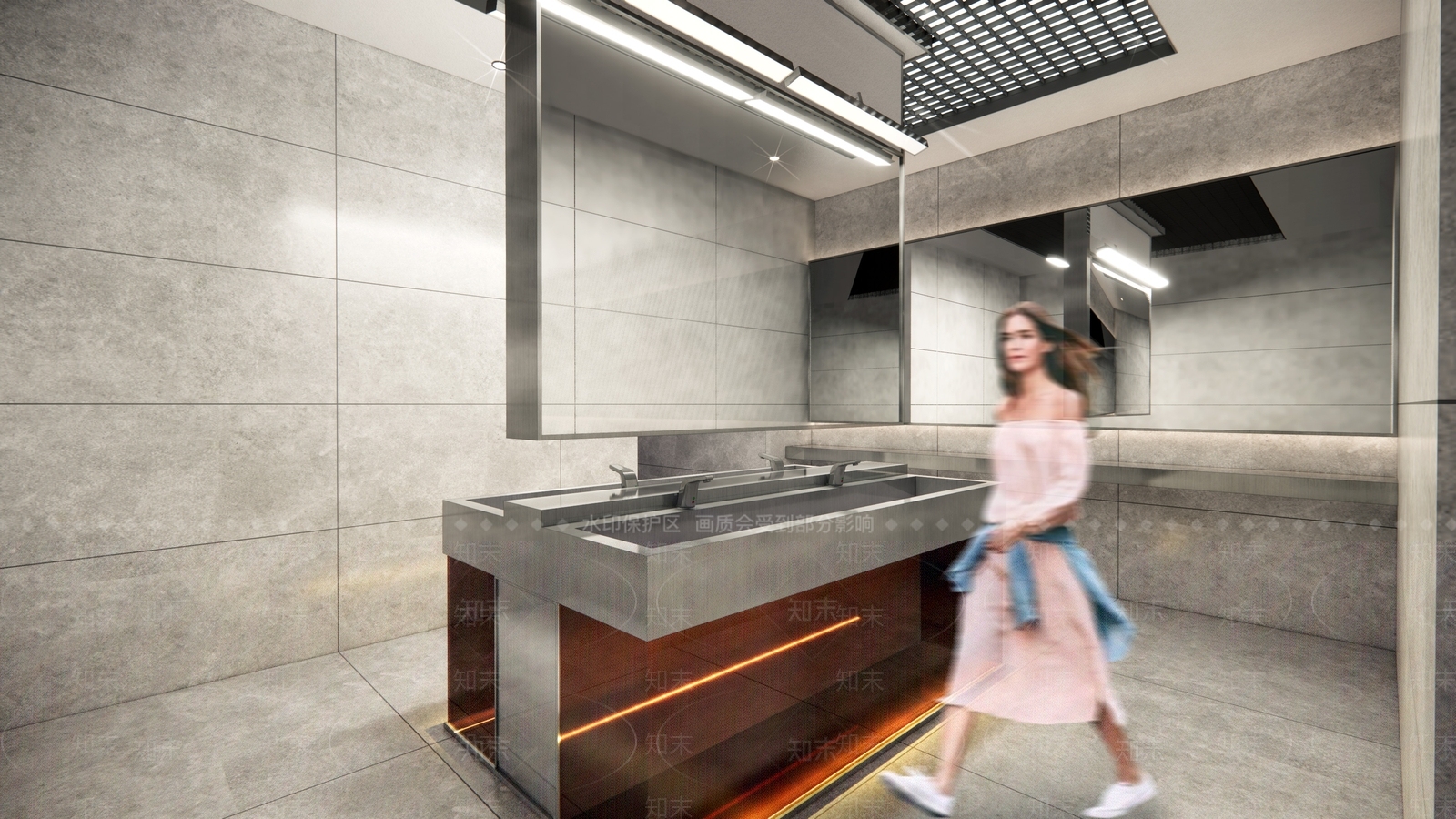 现代工业公共卫生间SU模型下载【ID:1202017049】