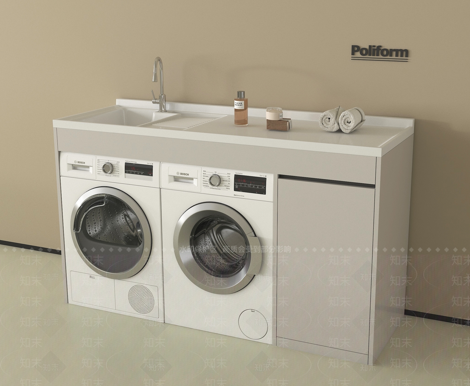 洗衣机3D模型下载【ID:1202018145】