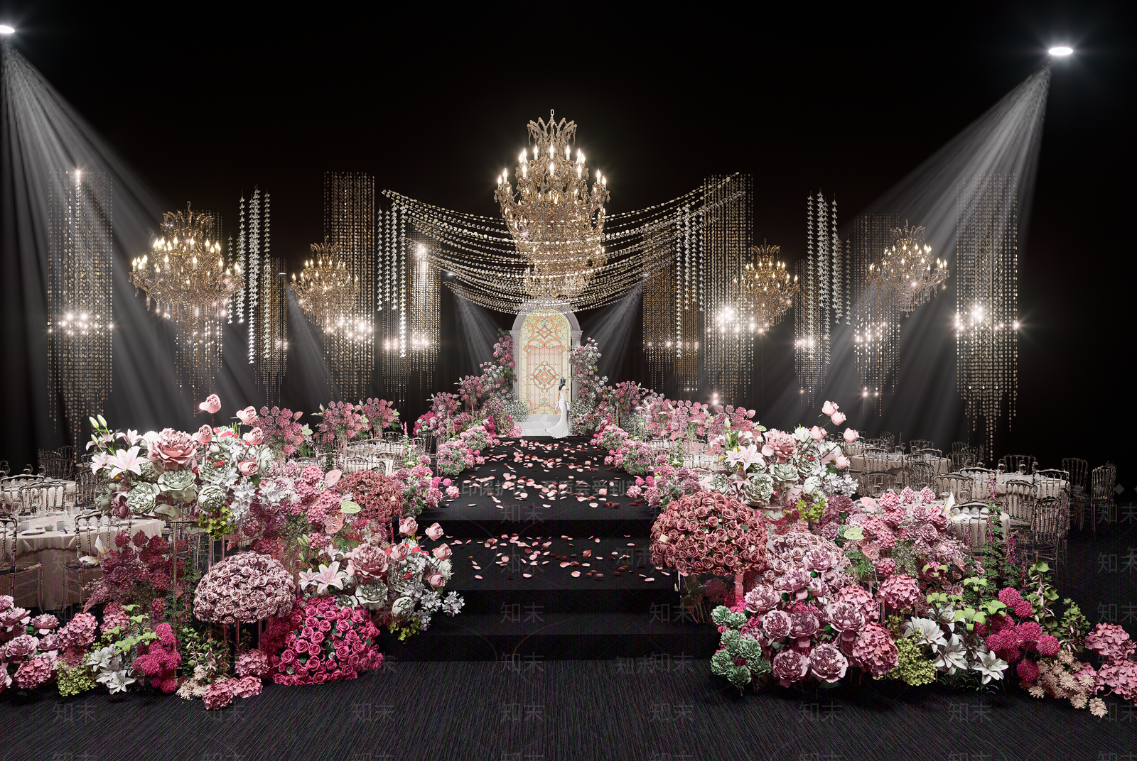 现代法式其他舞台场景SU模型下载【ID:1202159378】