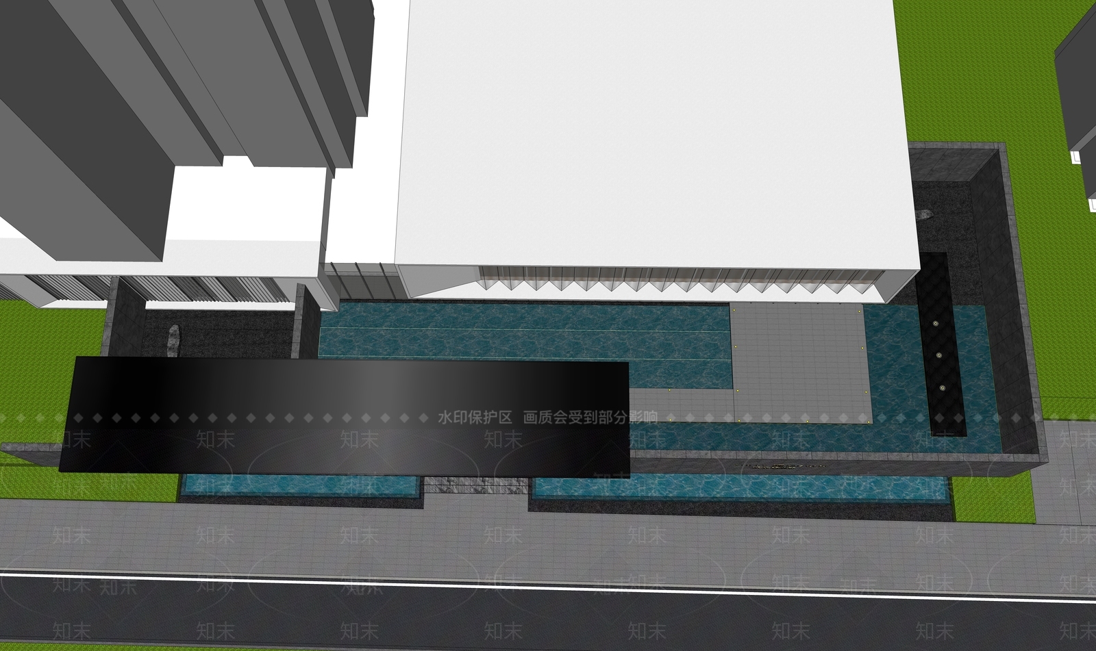 现代售楼处SU模型下载【ID:1202027345】