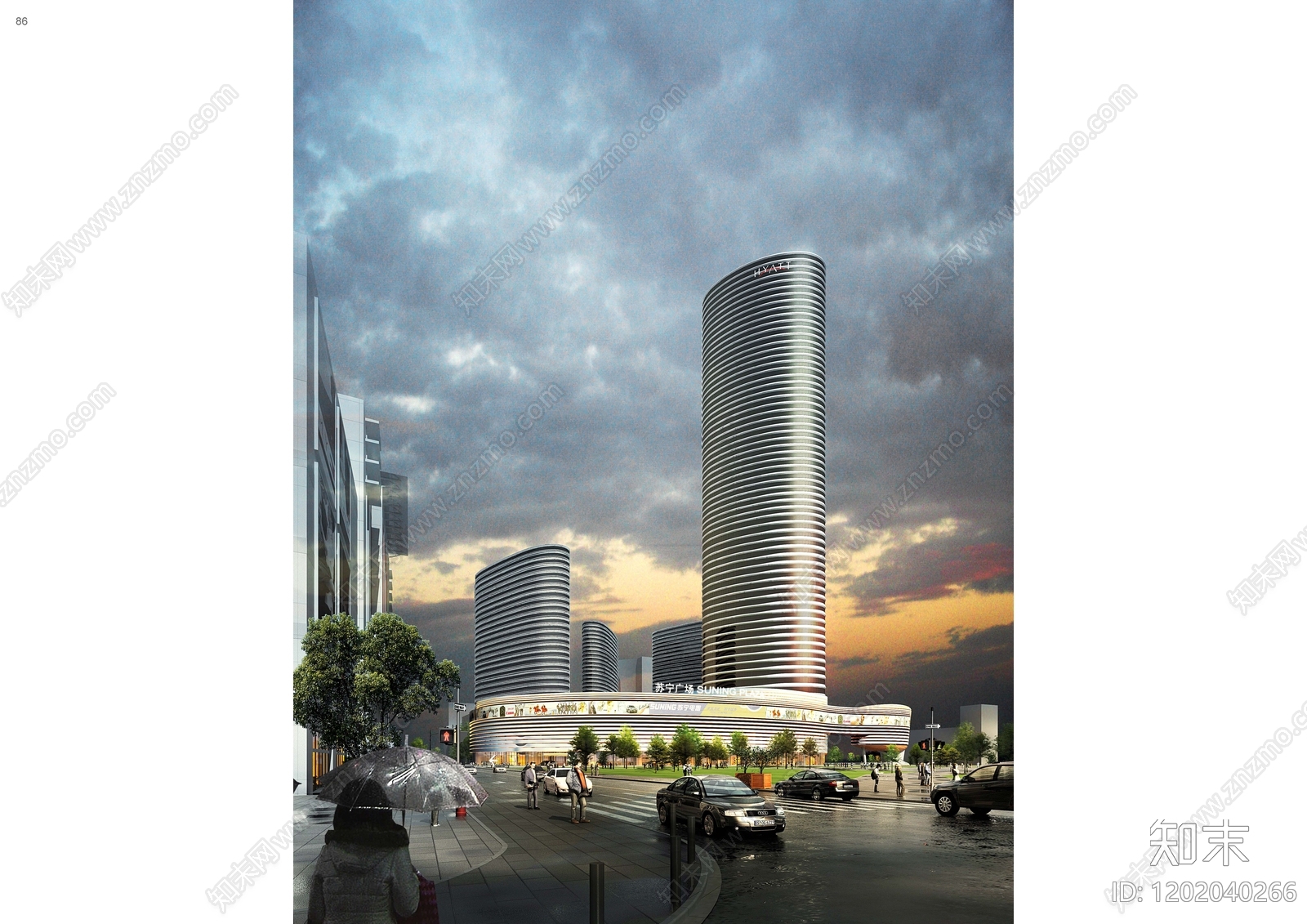 现代商业综合体建筑下载【ID:1202040266】