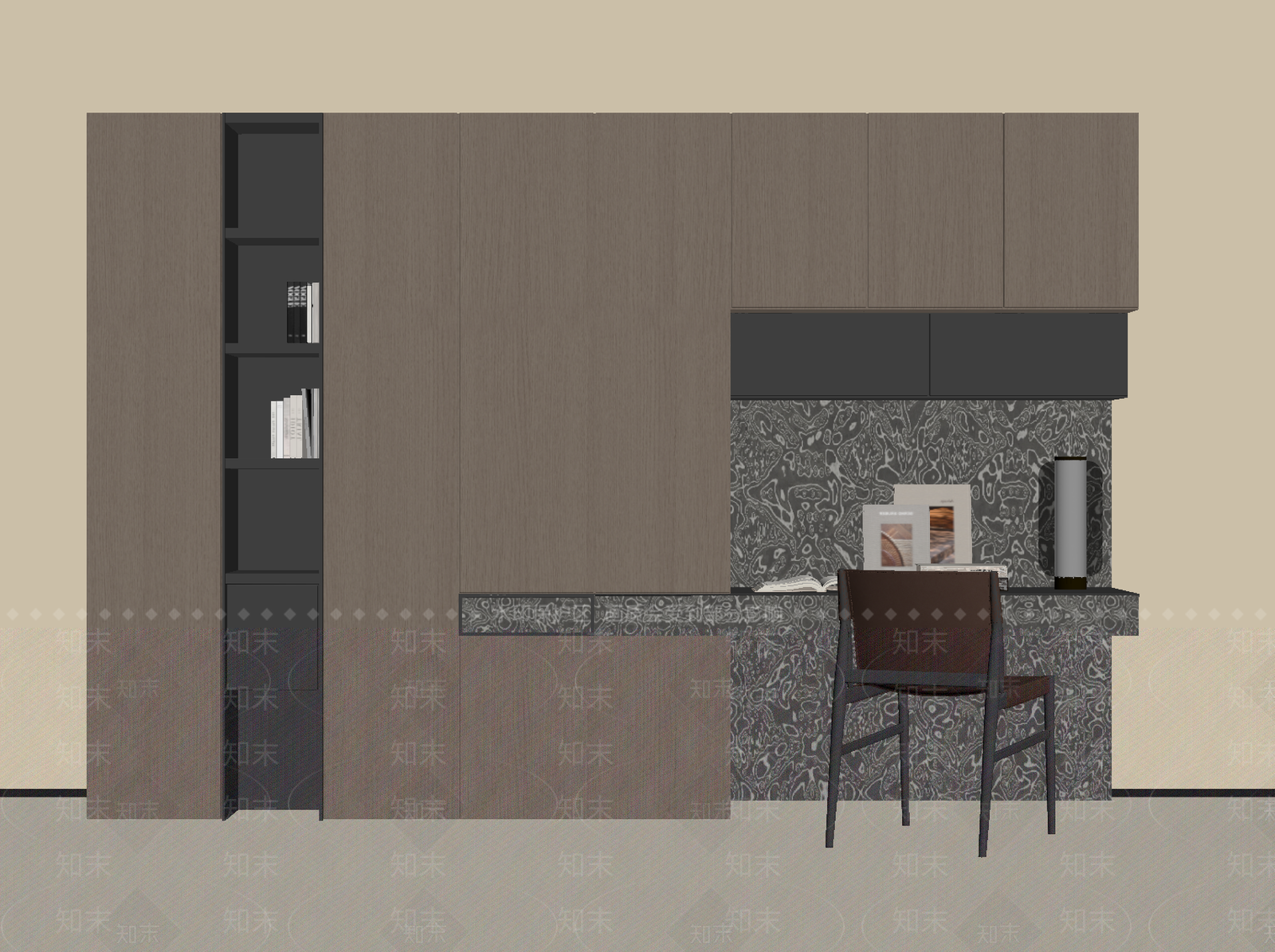 现代意式衣柜SU模型下载【ID:1202032097】