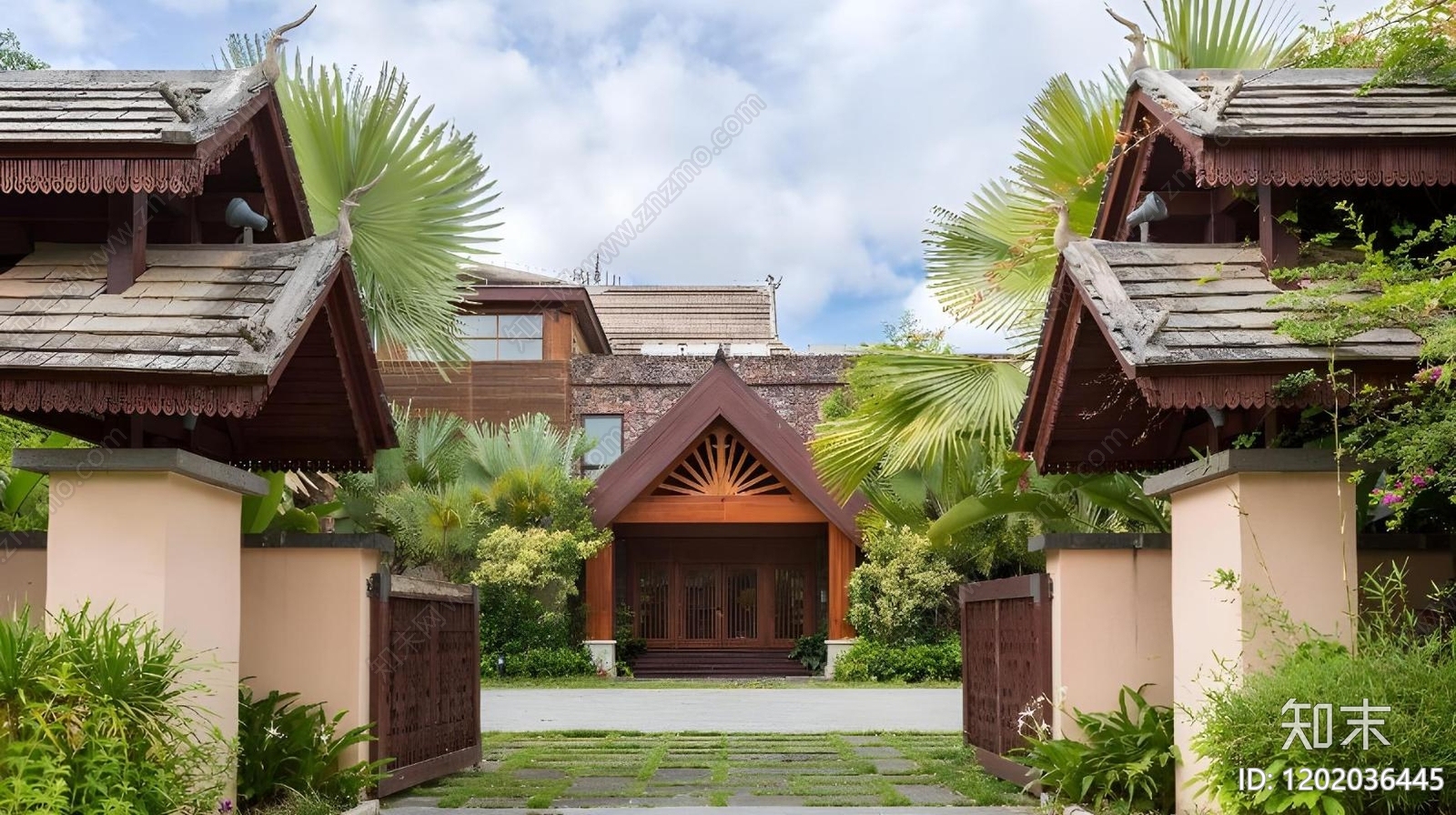 入口施工图下载【ID:1202036445】