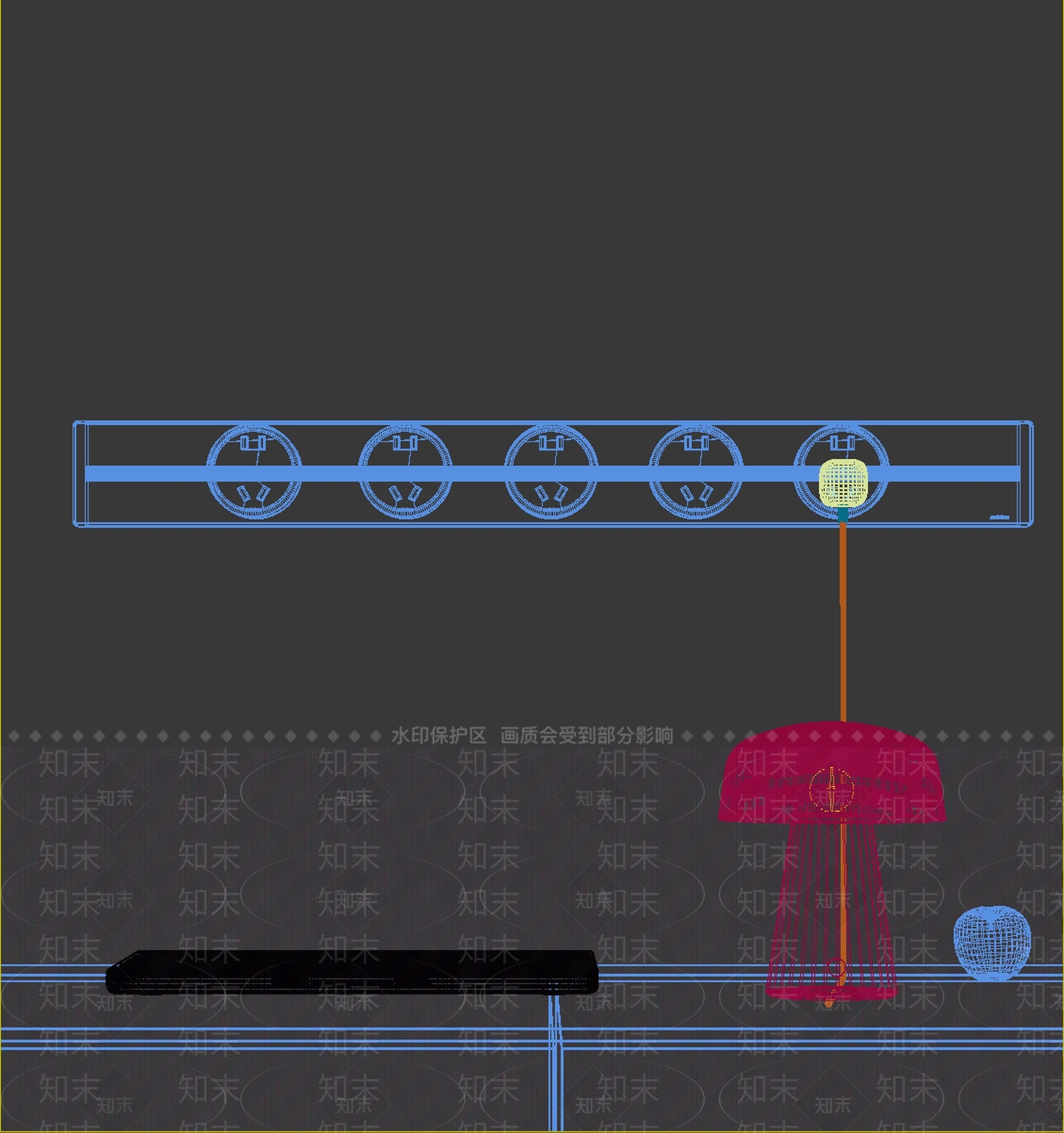 现代插座3D模型下载【ID:1202038170】