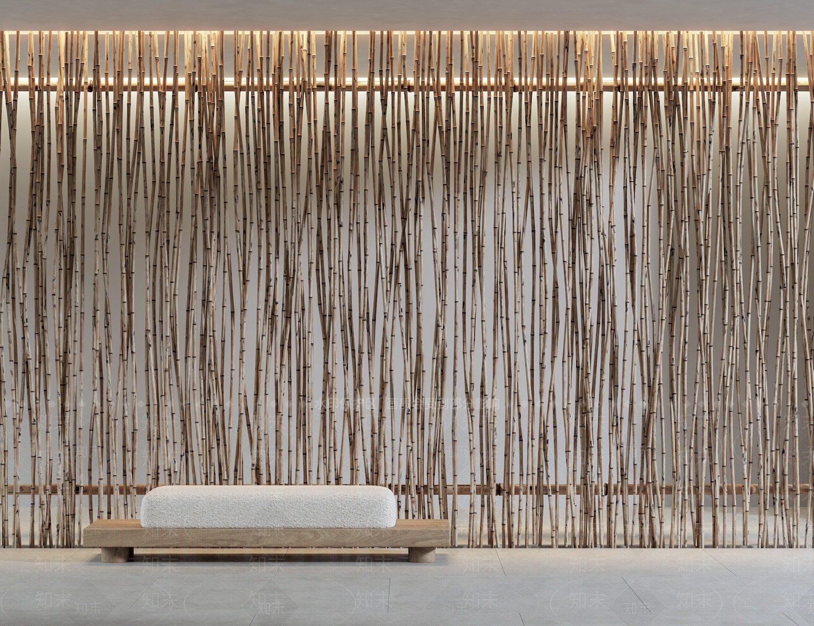 现代侘寂景观围栏SU模型下载【ID:1202040181】