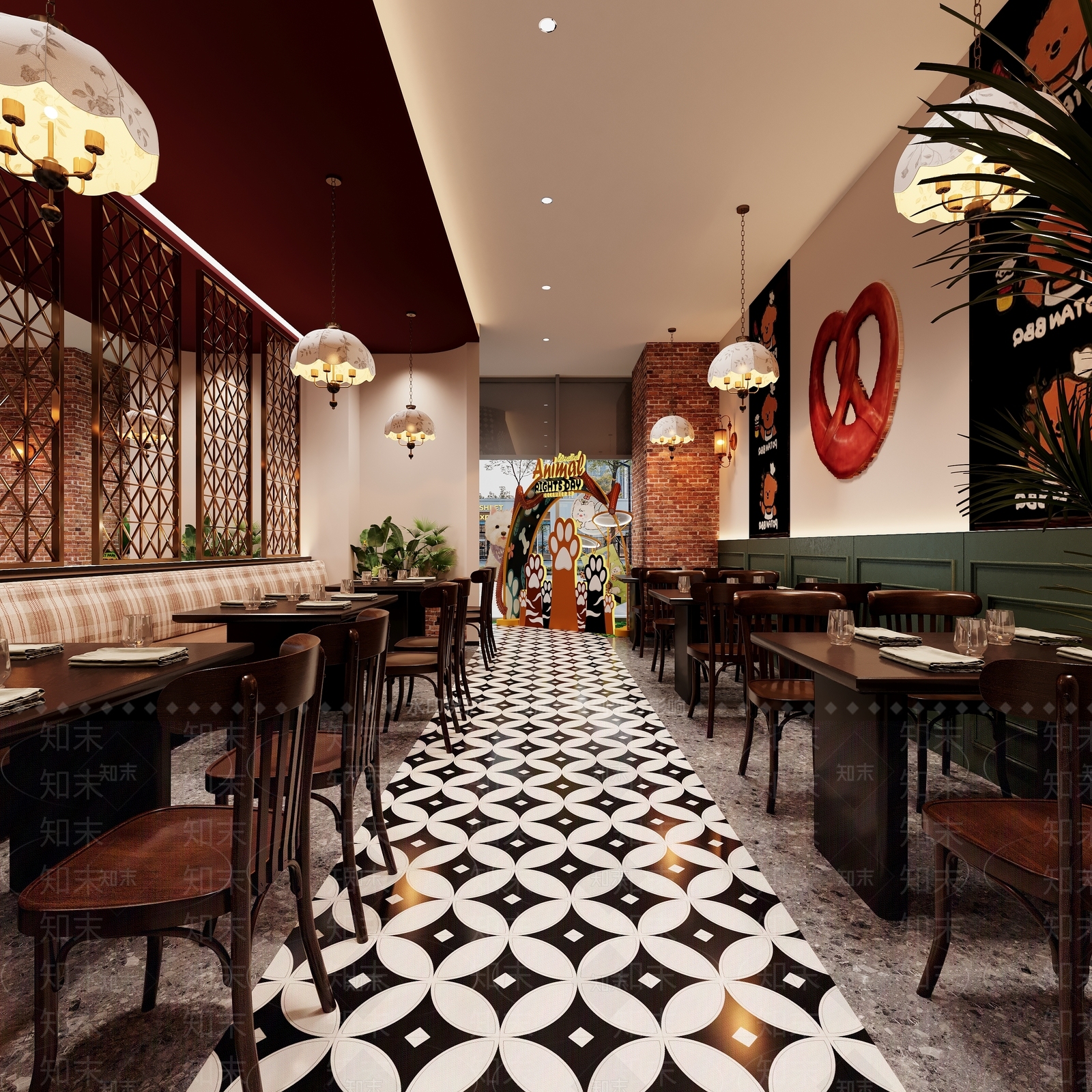 美式宠物店3D模型下载【ID:1221700709】