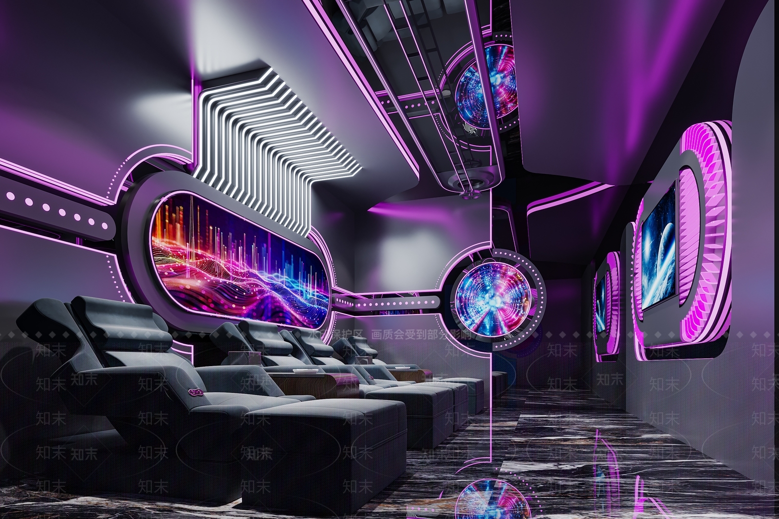 轻奢现代KTV3D模型下载【ID:1202071123】