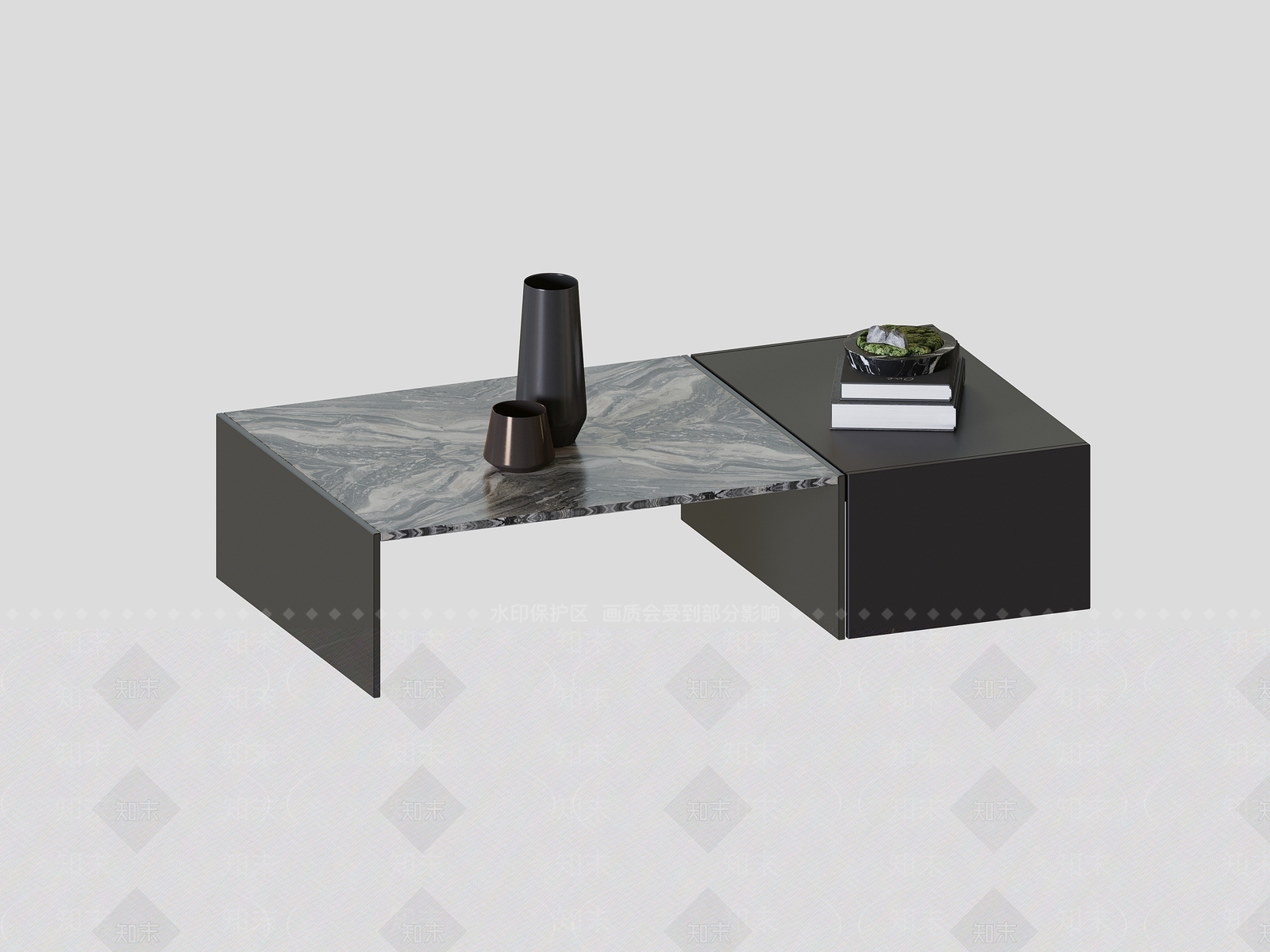 现代茶几3D模型下载【ID:1202078086】