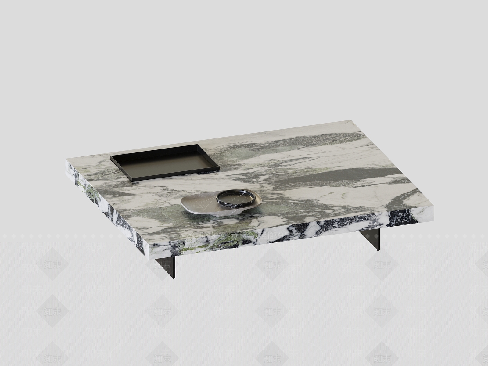 现代茶几3D模型下载【ID:1202081730】