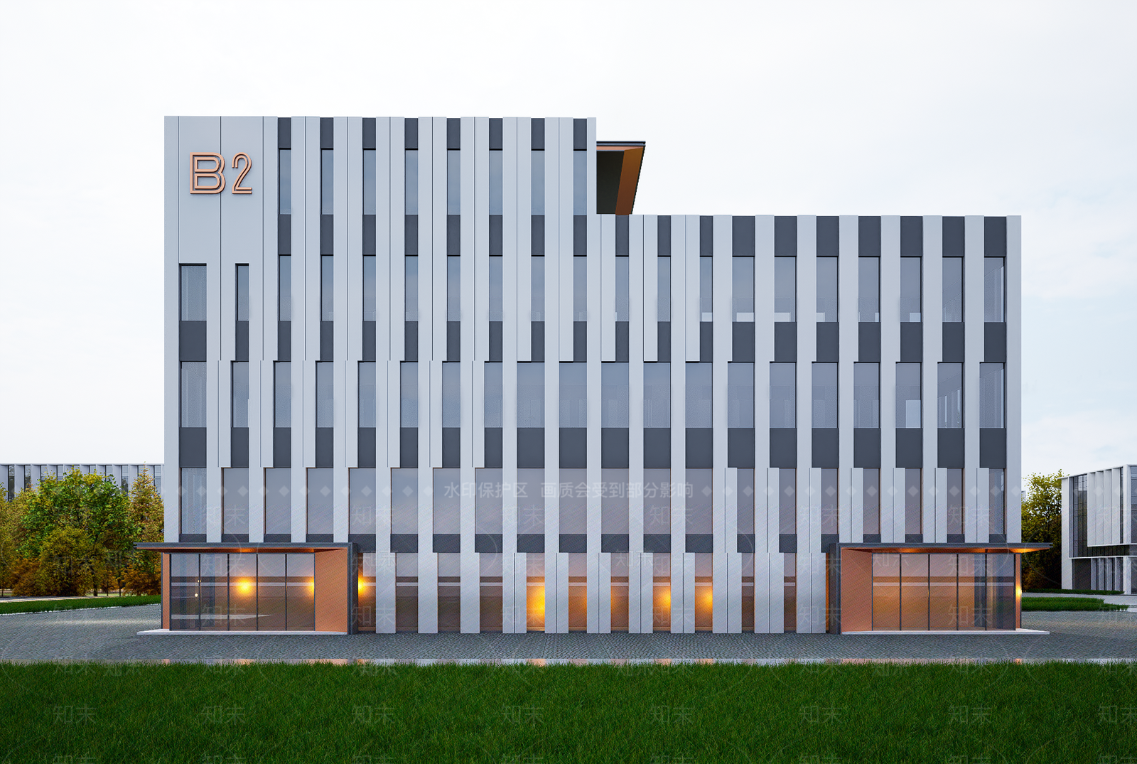 现代厂房SU模型下载【ID:1202171981】