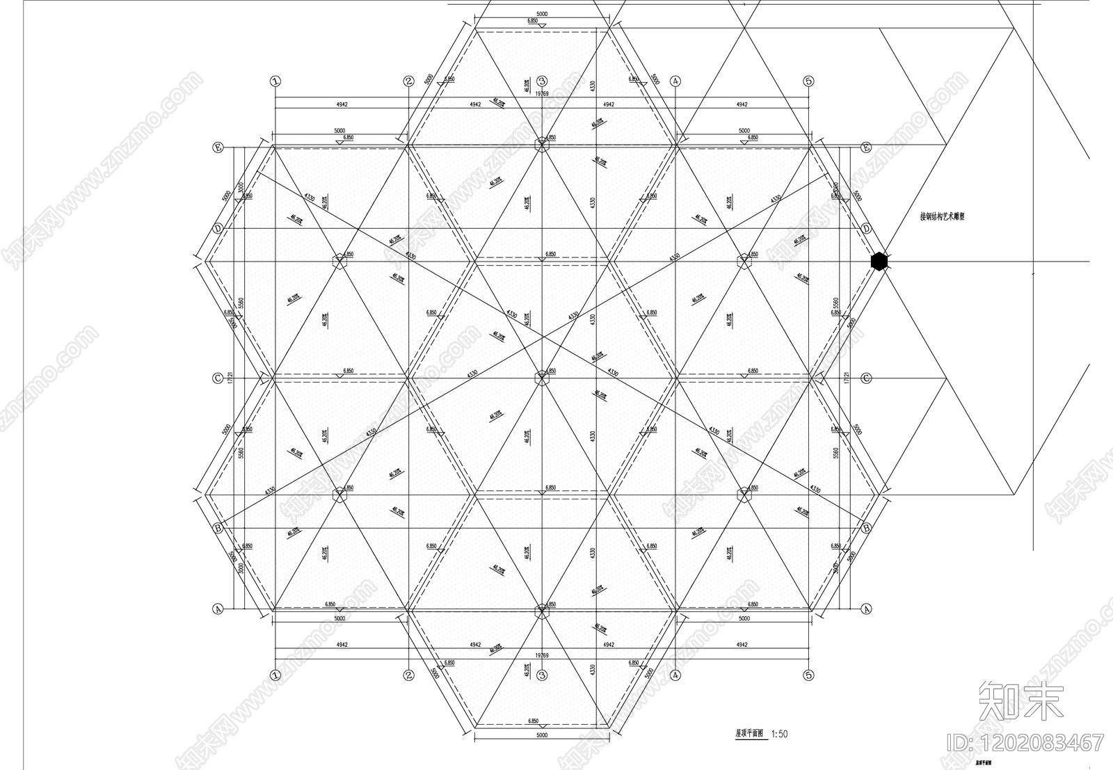 现代办公楼建筑cad施工图下载【ID:1202083467】