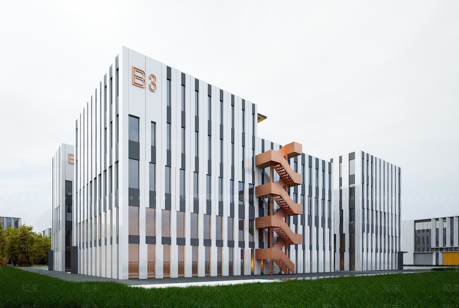 现代厂房SU模型下载【ID:1202083402】