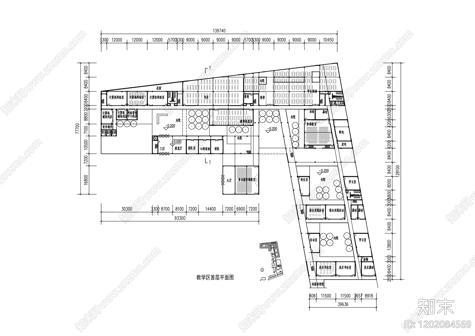 建筑平面布置图施工图下载【ID:1202084569】