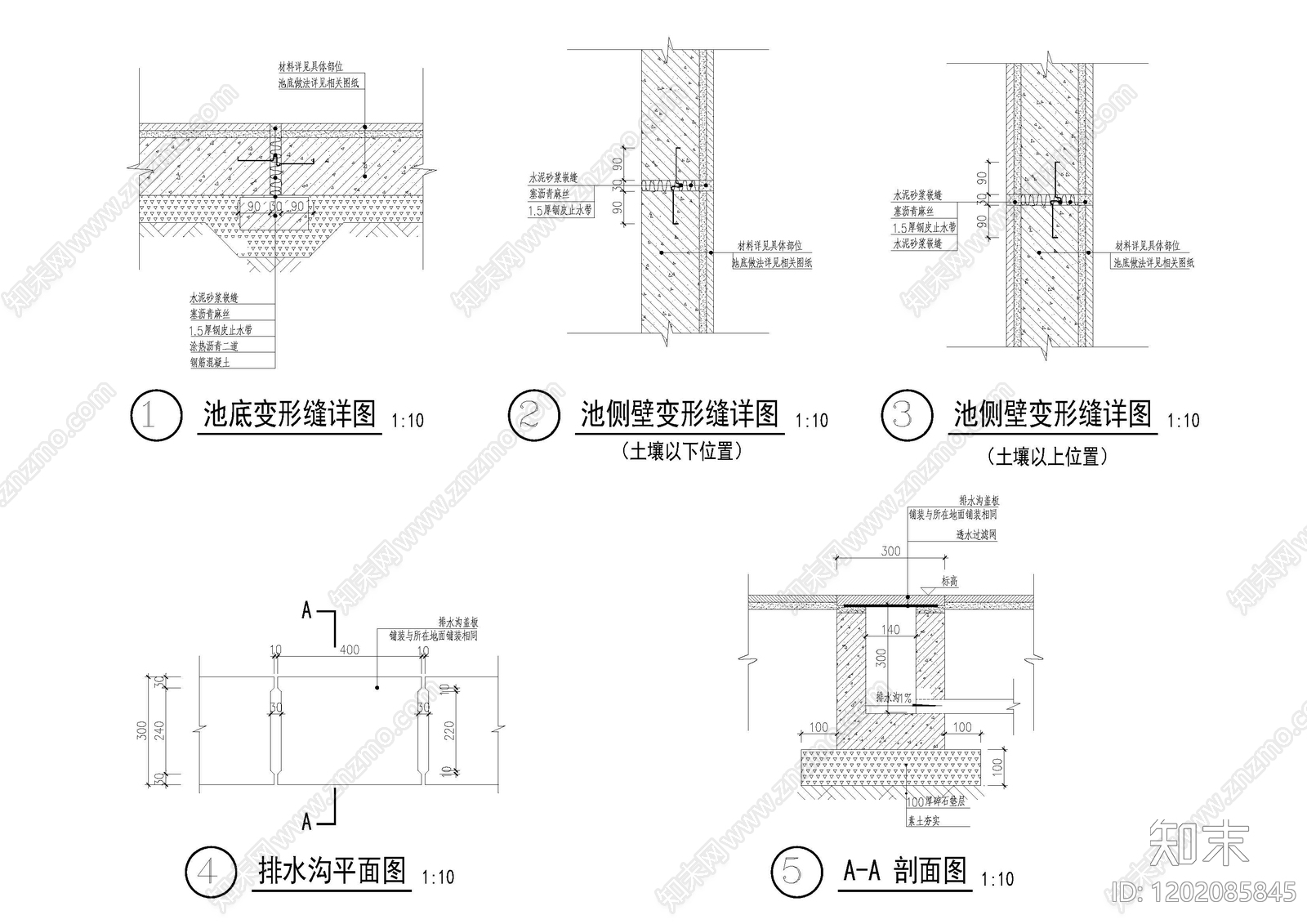 给排水节点详图施工图下载【ID:1202085845】