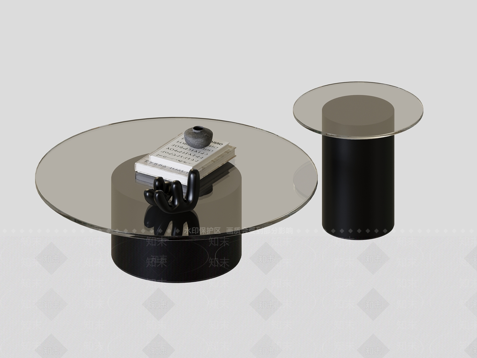 现代茶几3D模型下载【ID:1202086199】
