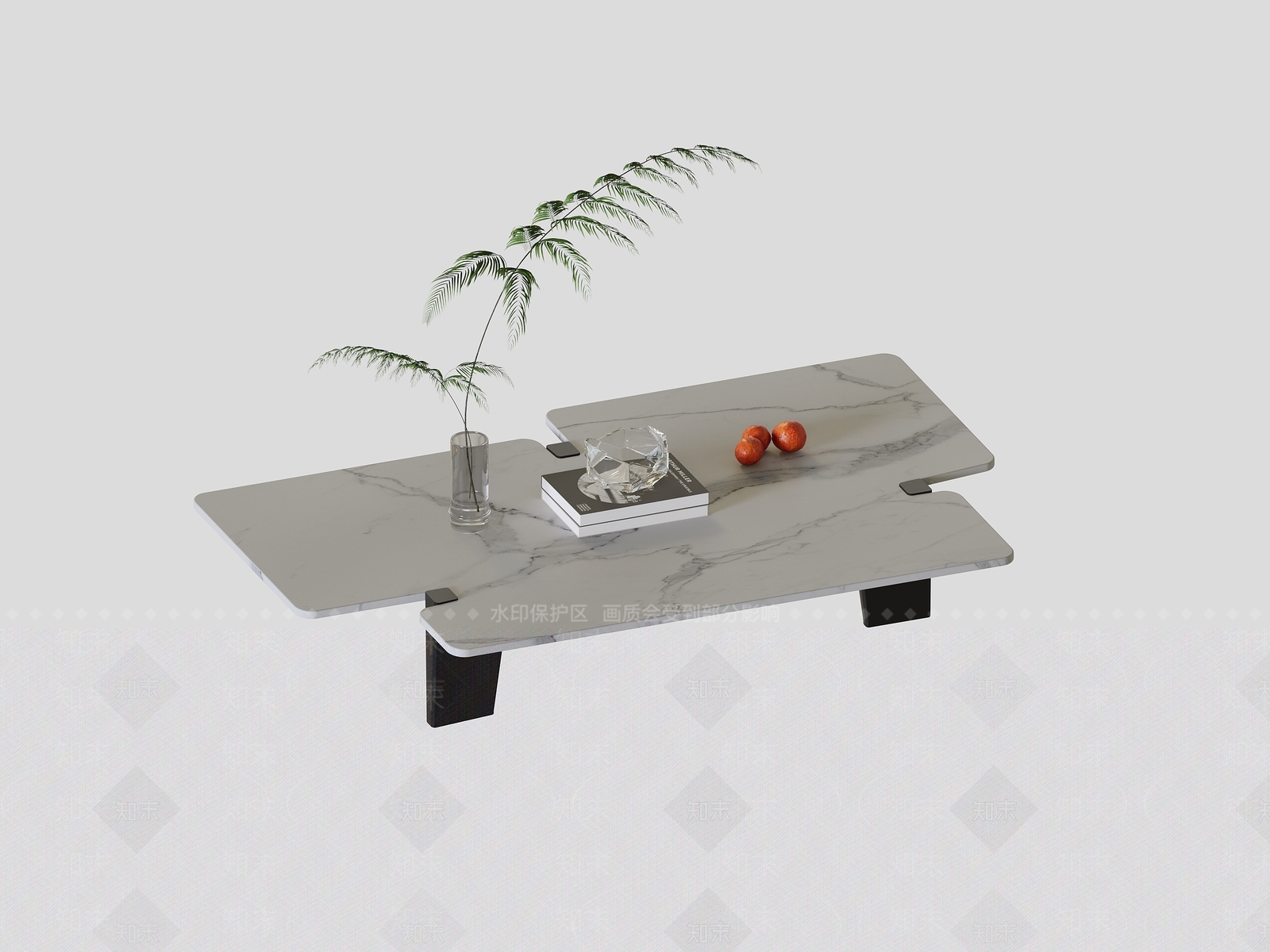 现代茶几3D模型下载【ID:1202087436】