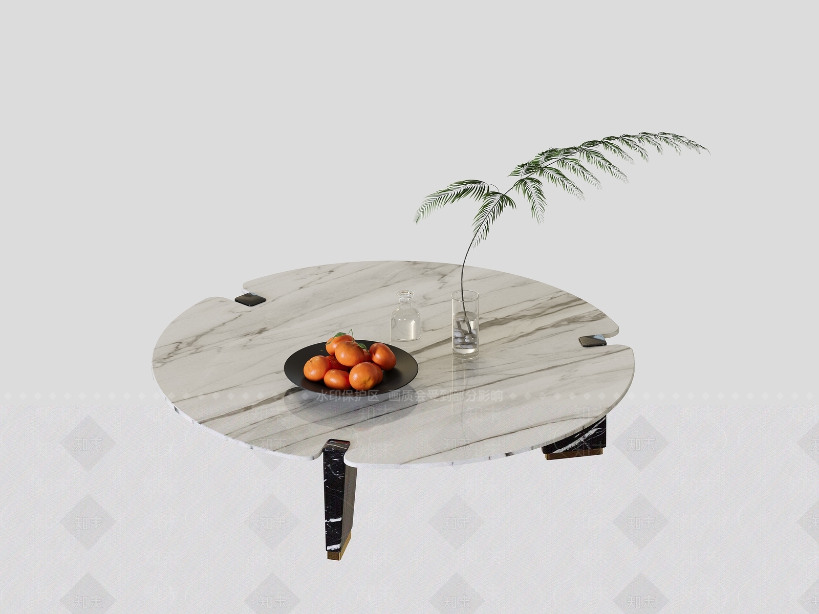 现代茶几3D模型下载【ID:1202087821】