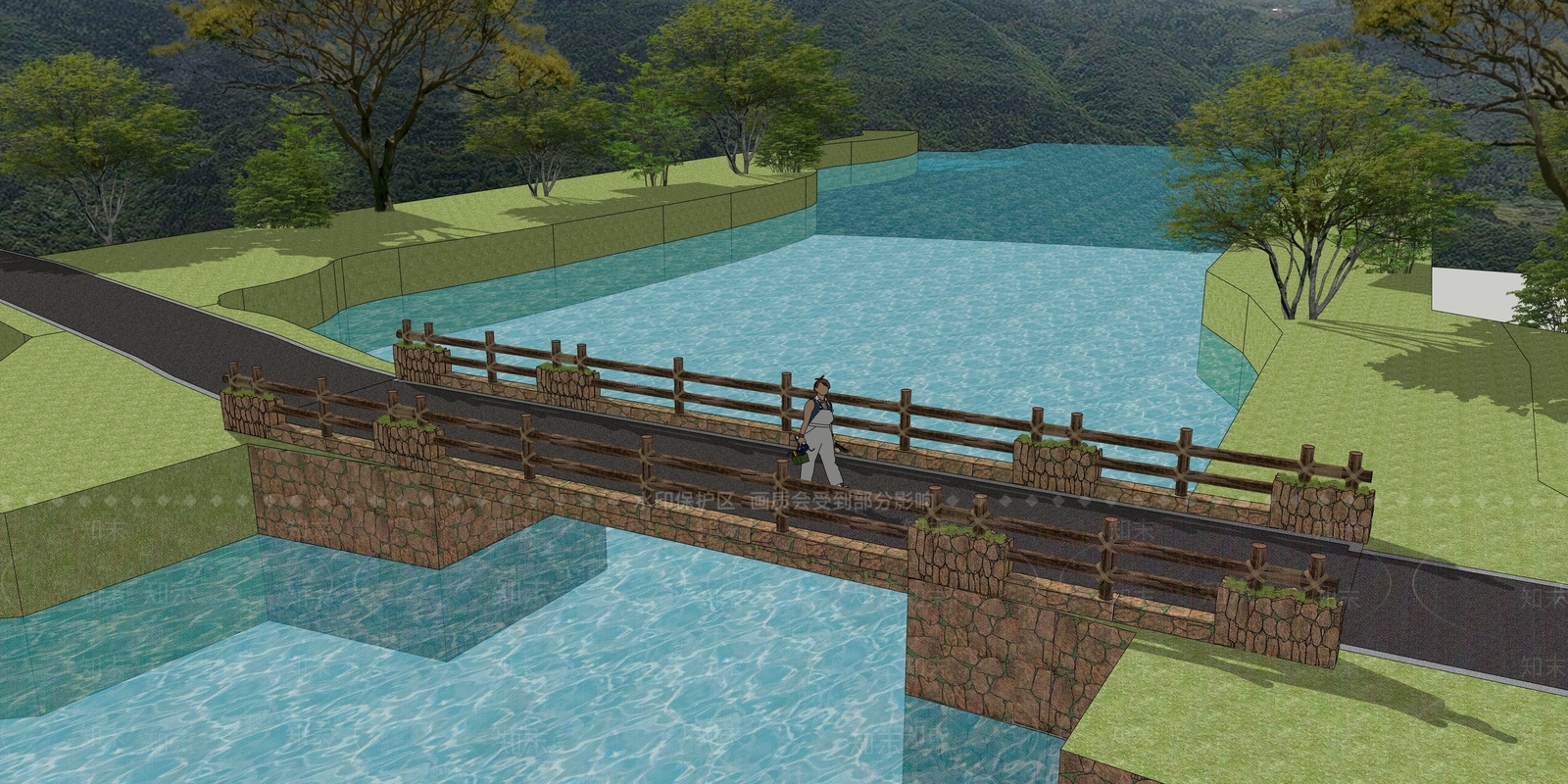 现代其他景观小建筑SU模型下载【ID:1202096236】