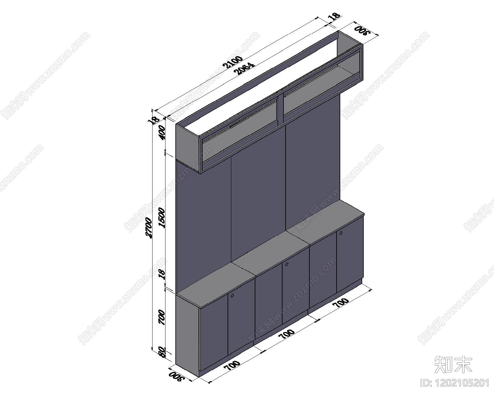 现代家具图库施工图下载【ID:1202105201】